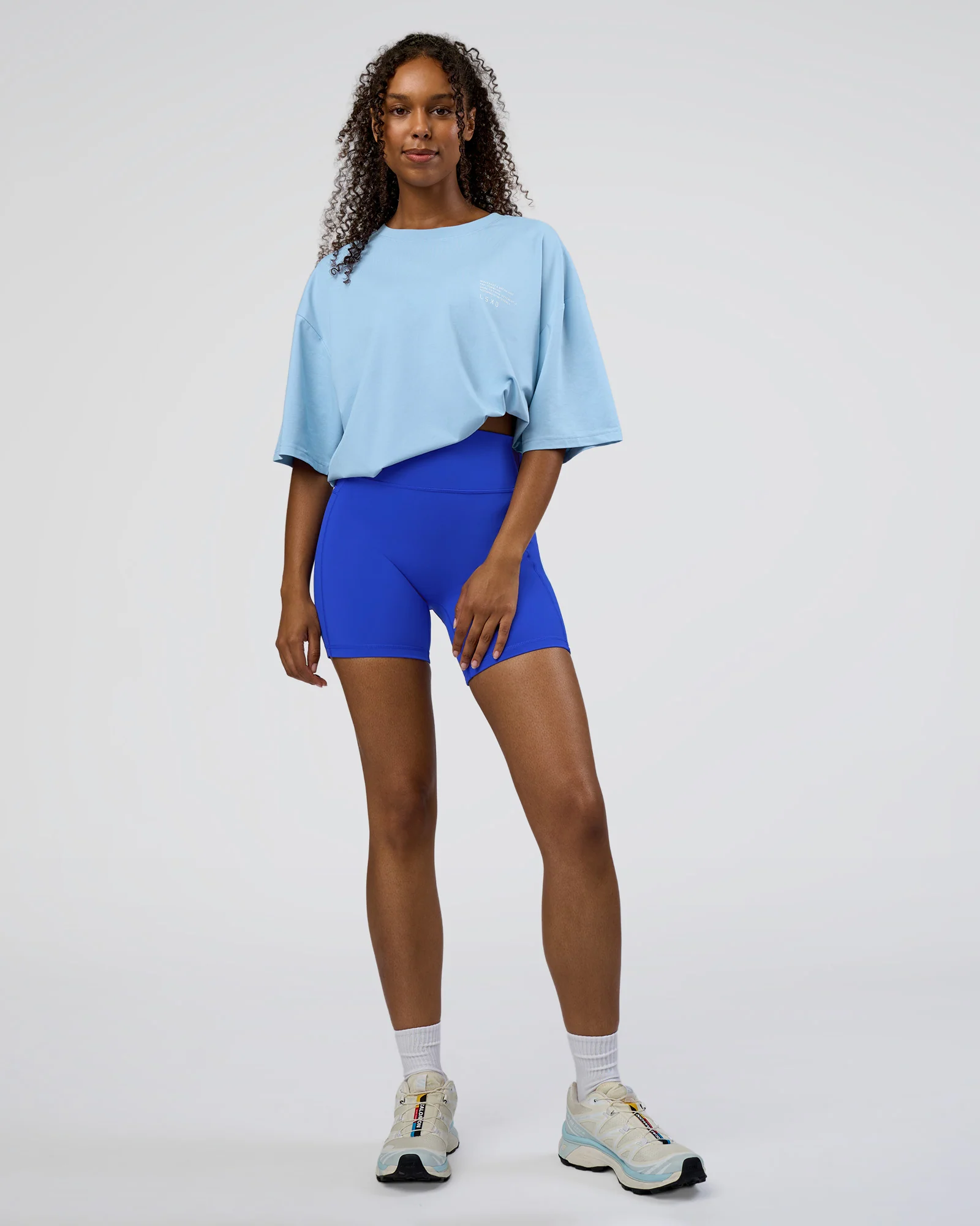 Coffee Run FLXCotton Oversized Tee - Open Air-White - Image 6