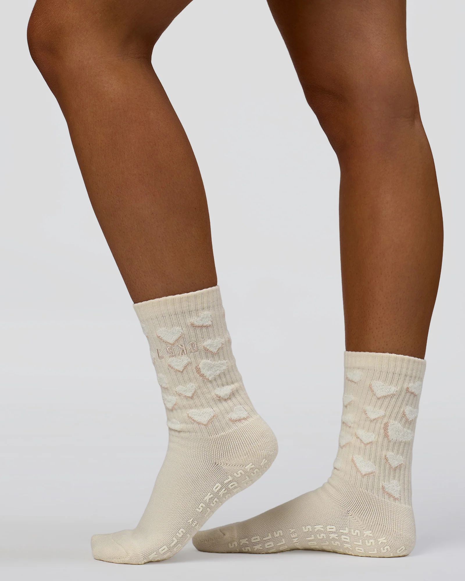 Cupid Crew Pilates Socks 2.0 - Ivory - Image 2