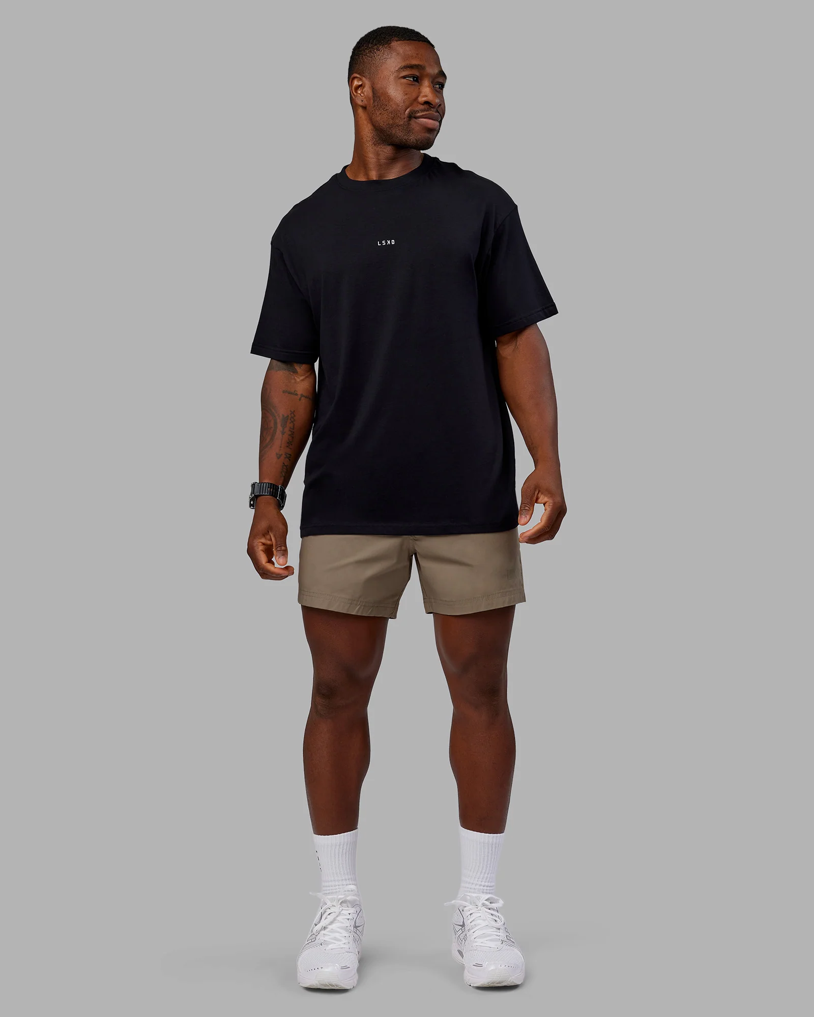 Daily 5" Short - Greige - Image 5