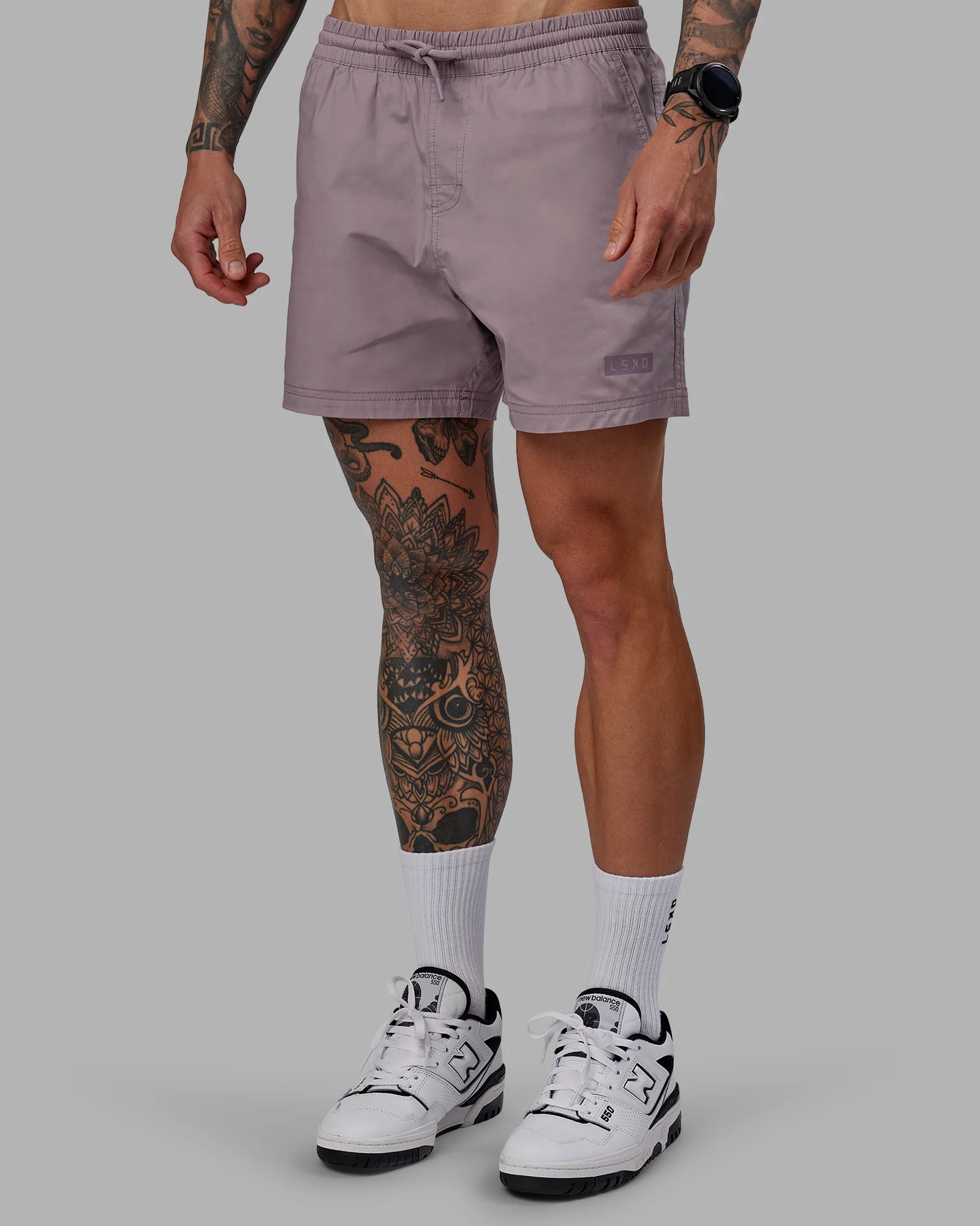 Daily 5" Short - Grey Purple - Image 5