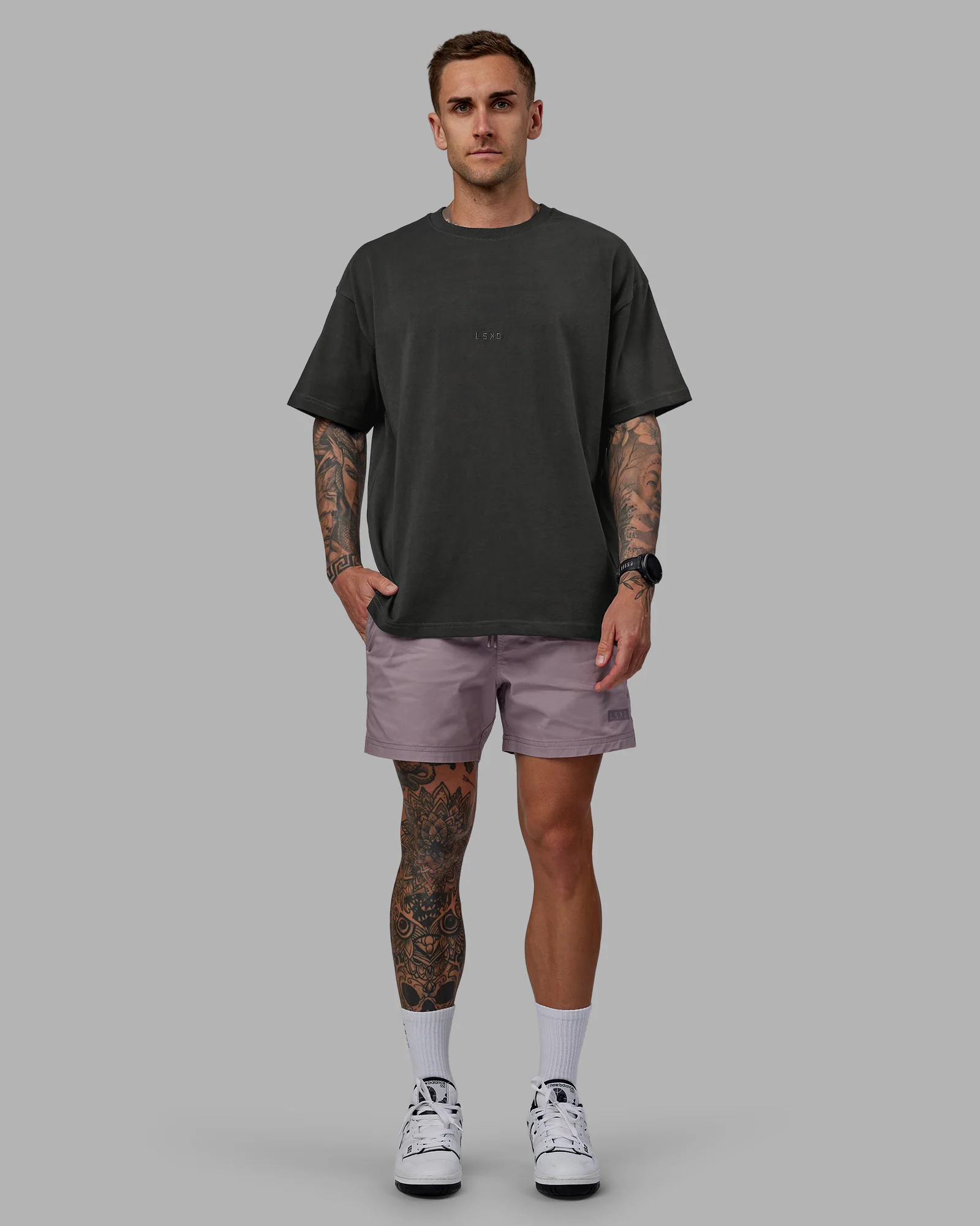Daily 5" Short - Grey Purple - Image 6