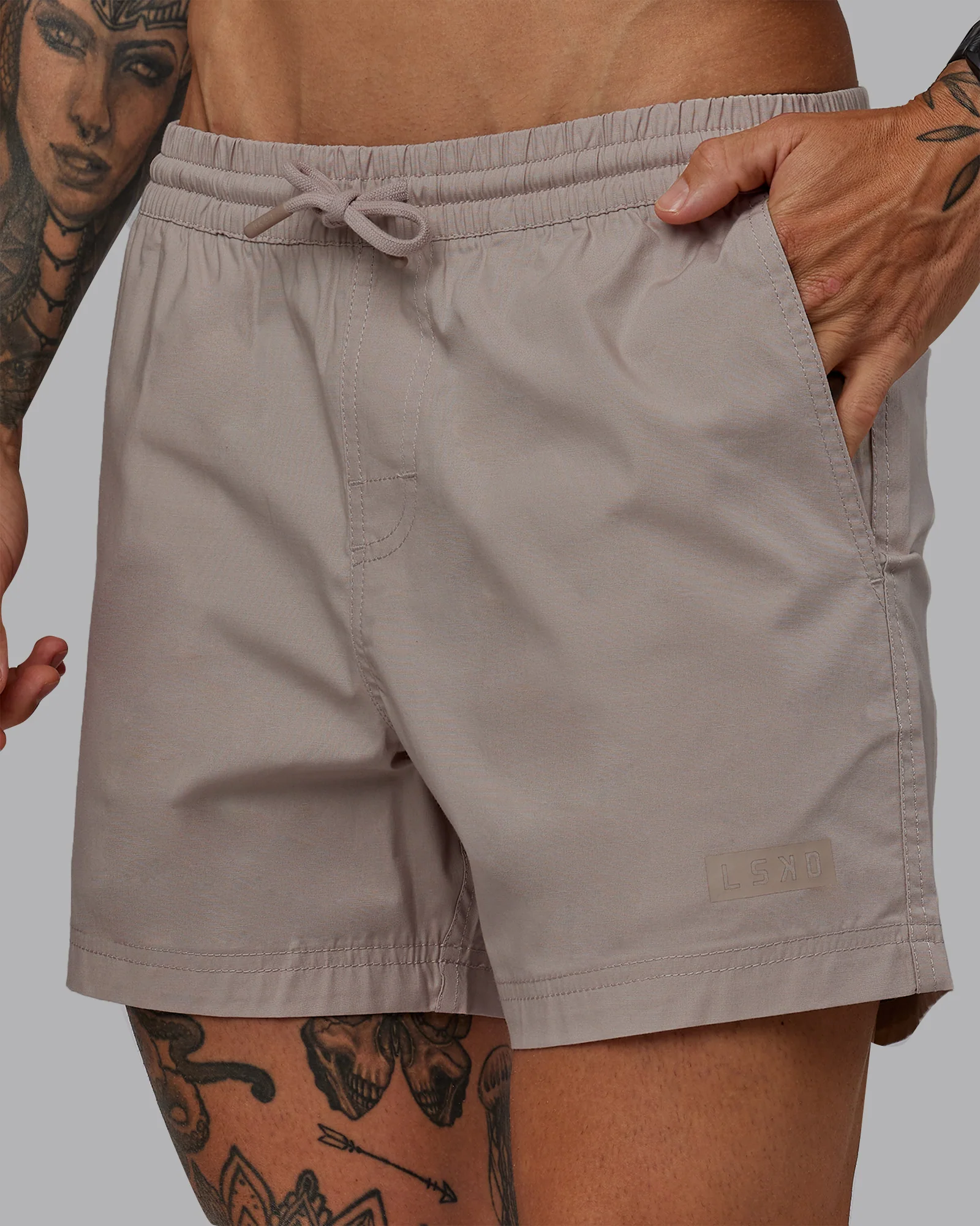 Daily 5" Short - Shale Beige - Image 3
