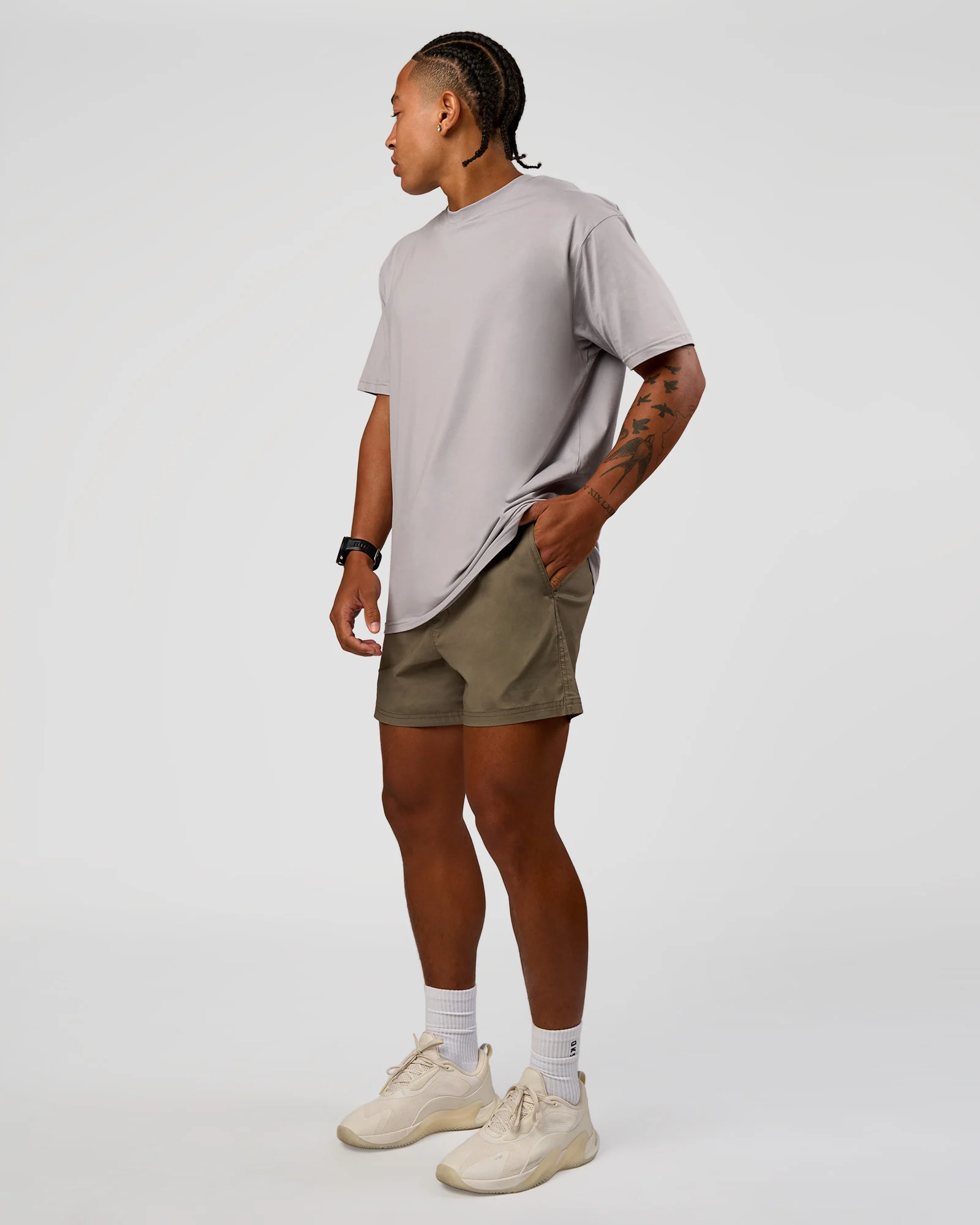 Daily 5" Short - Walnut Grey - Image 2