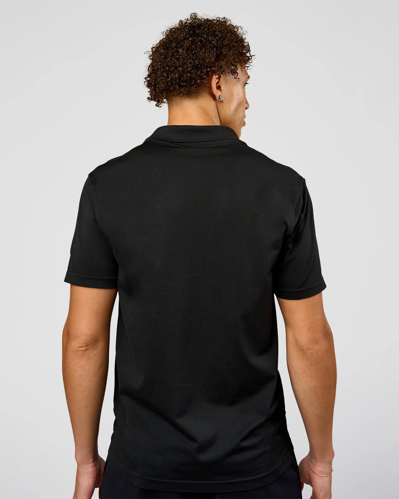 Drive Seamless Polo - Black - Image 4