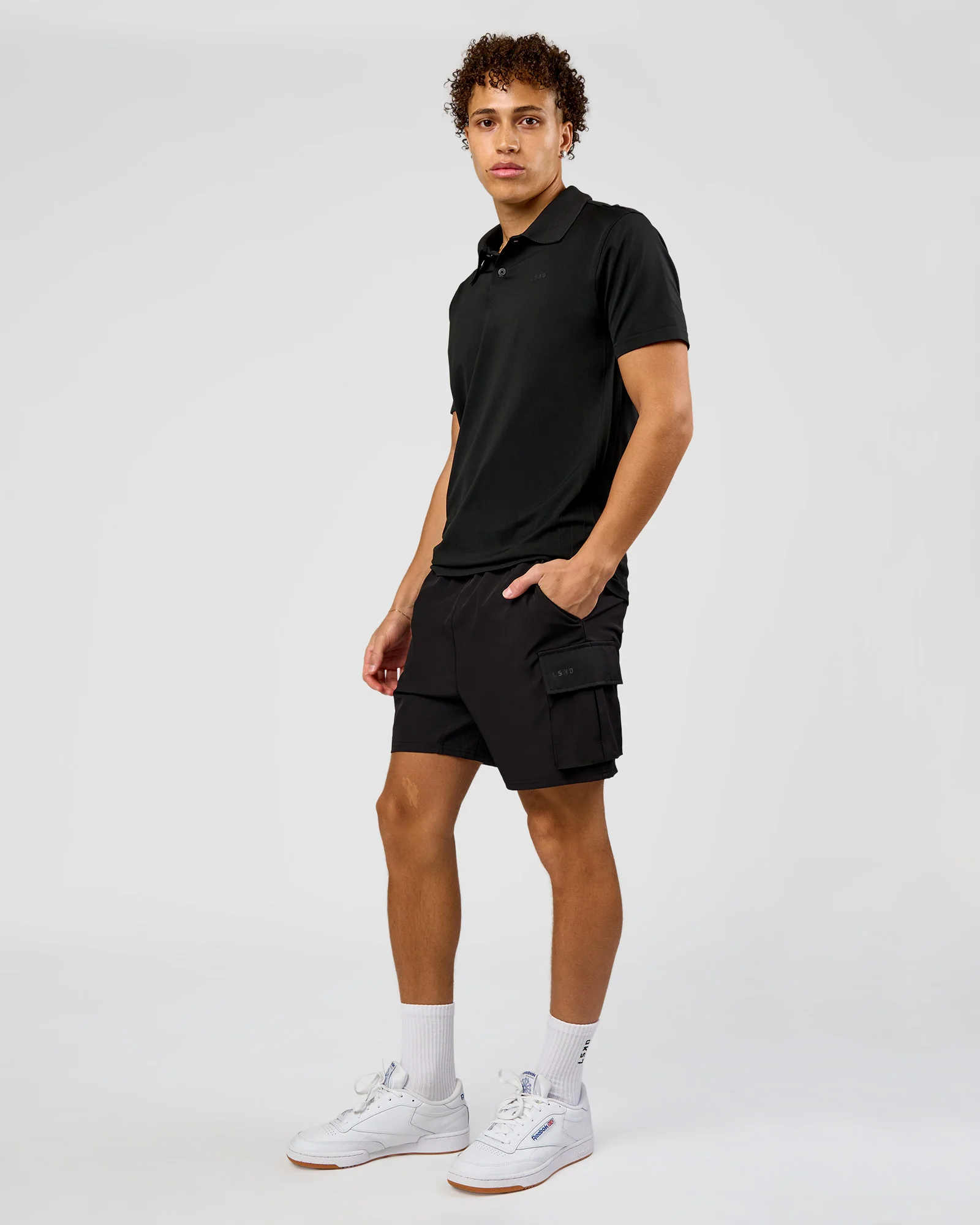 Drive Seamless Polo - Black - Image 5