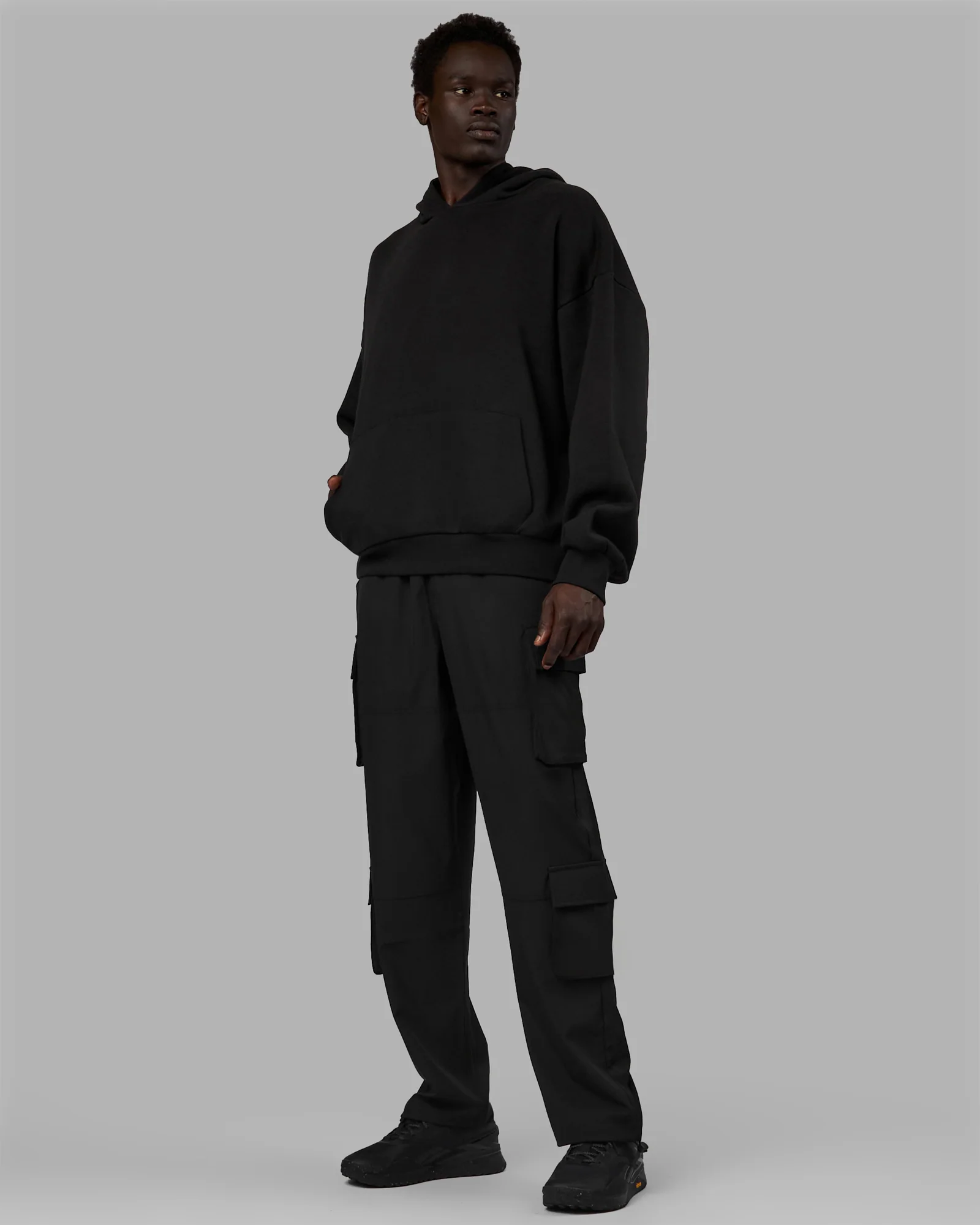 Easy Oversized Hoodie - Black - Image 10