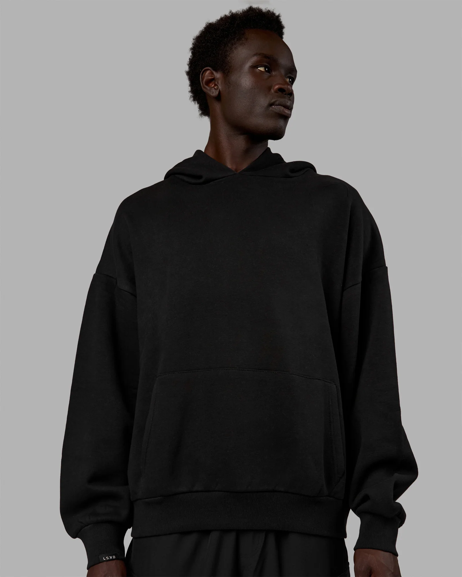 Easy Oversized Hoodie - Black - Image 2