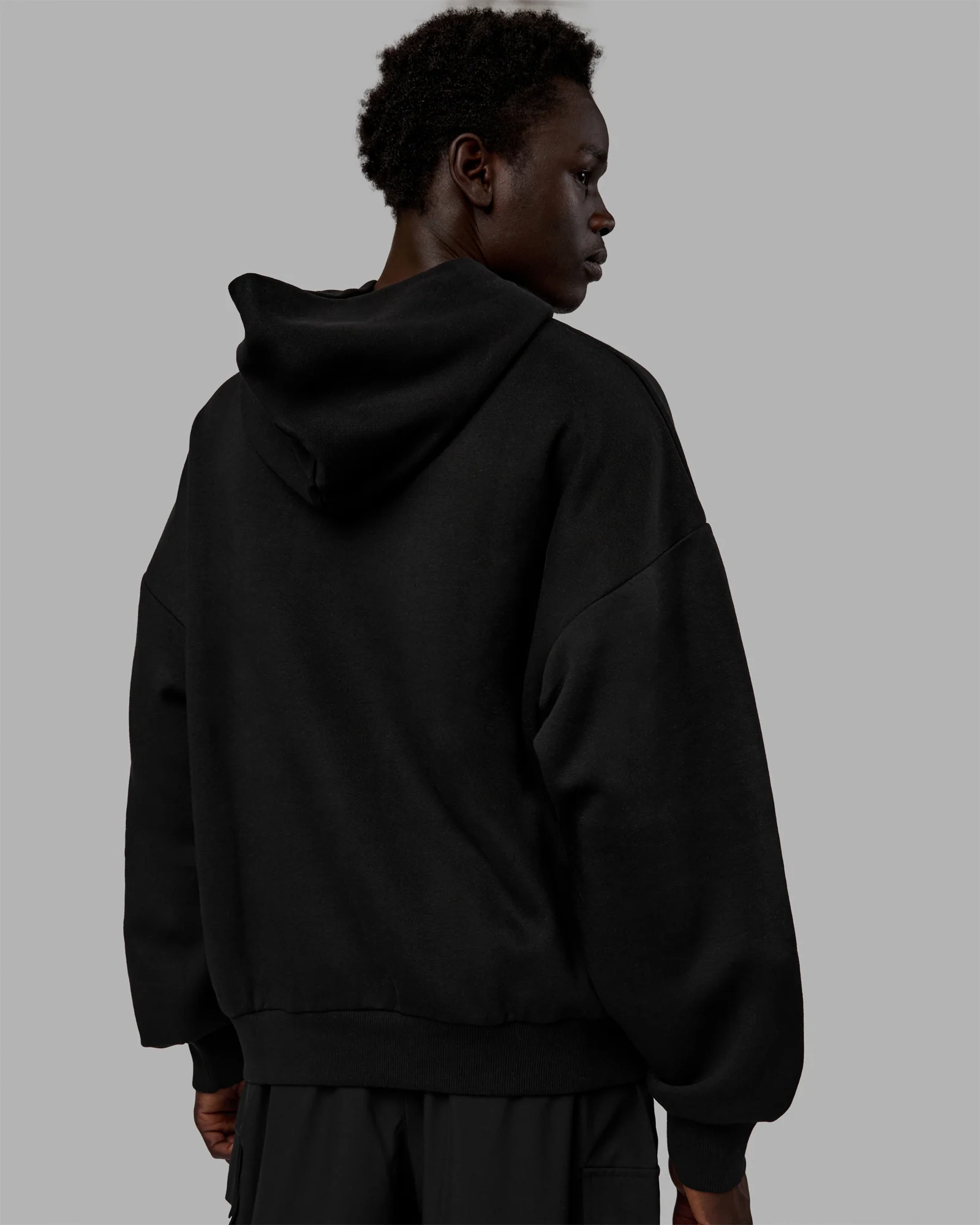 Easy Oversized Hoodie - Black - Image 4