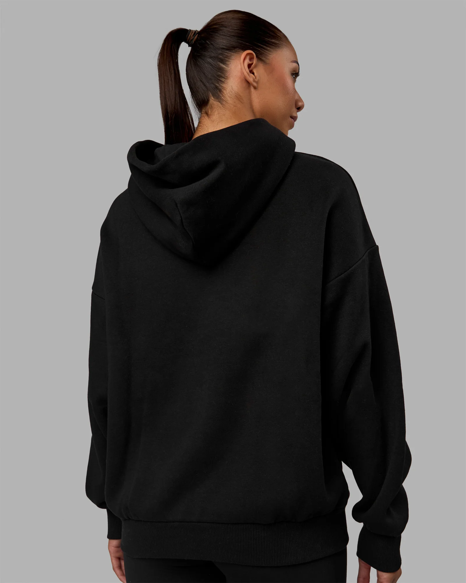 Easy Oversized Hoodie - Black - Image 7