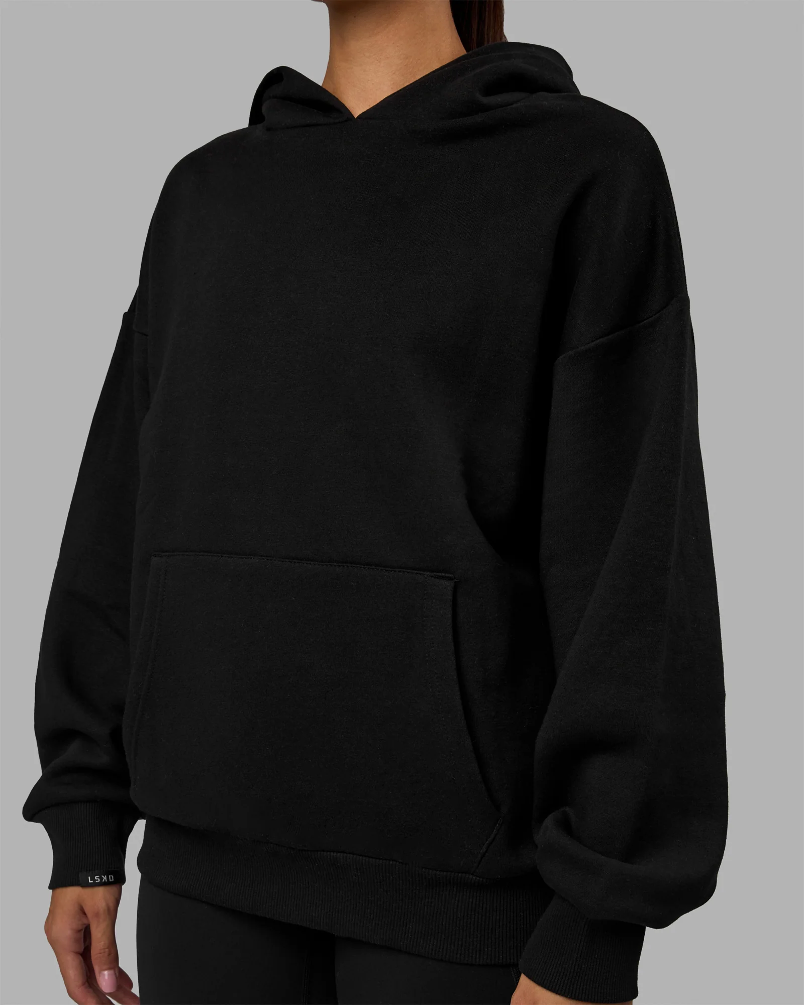 Easy Oversized Hoodie - Black - Image 8