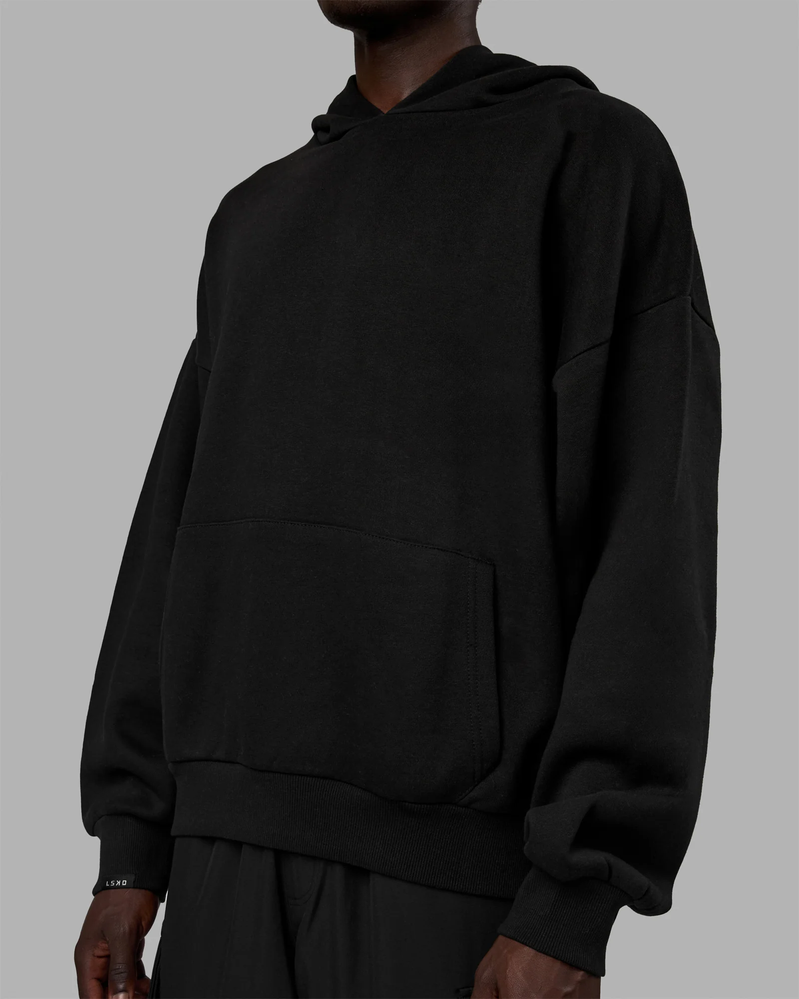 Easy Oversized Hoodie - Black - Image 9
