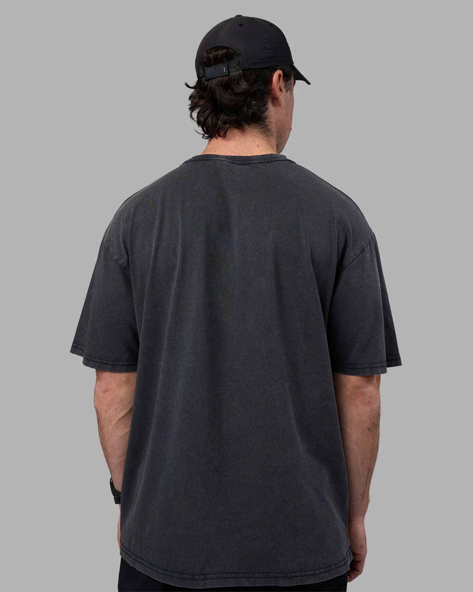 Easy FLXCotton Tee Oversize - Black Washed - Image 4