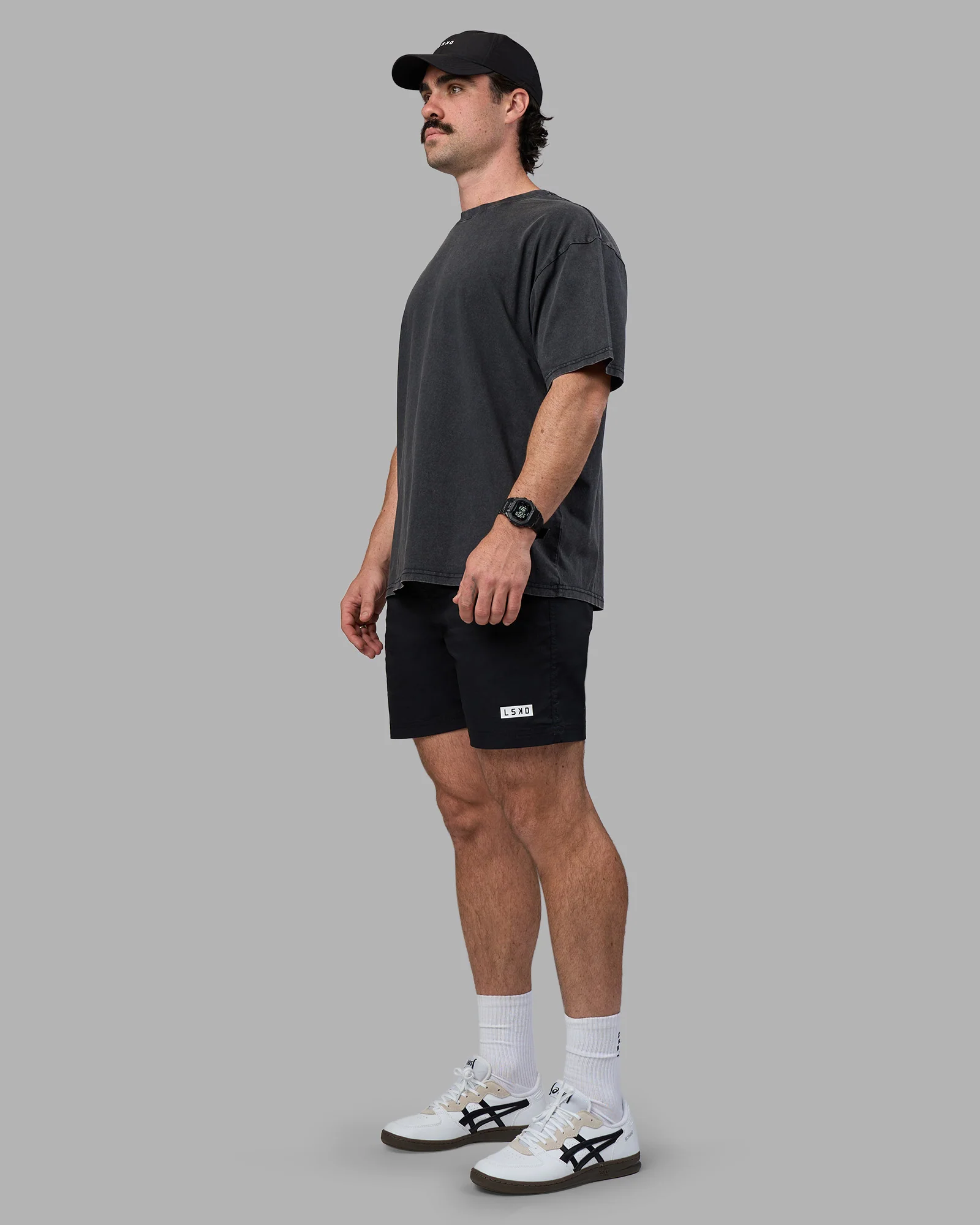 Easy FLXCotton Tee Oversize - Black Washed - Image 6
