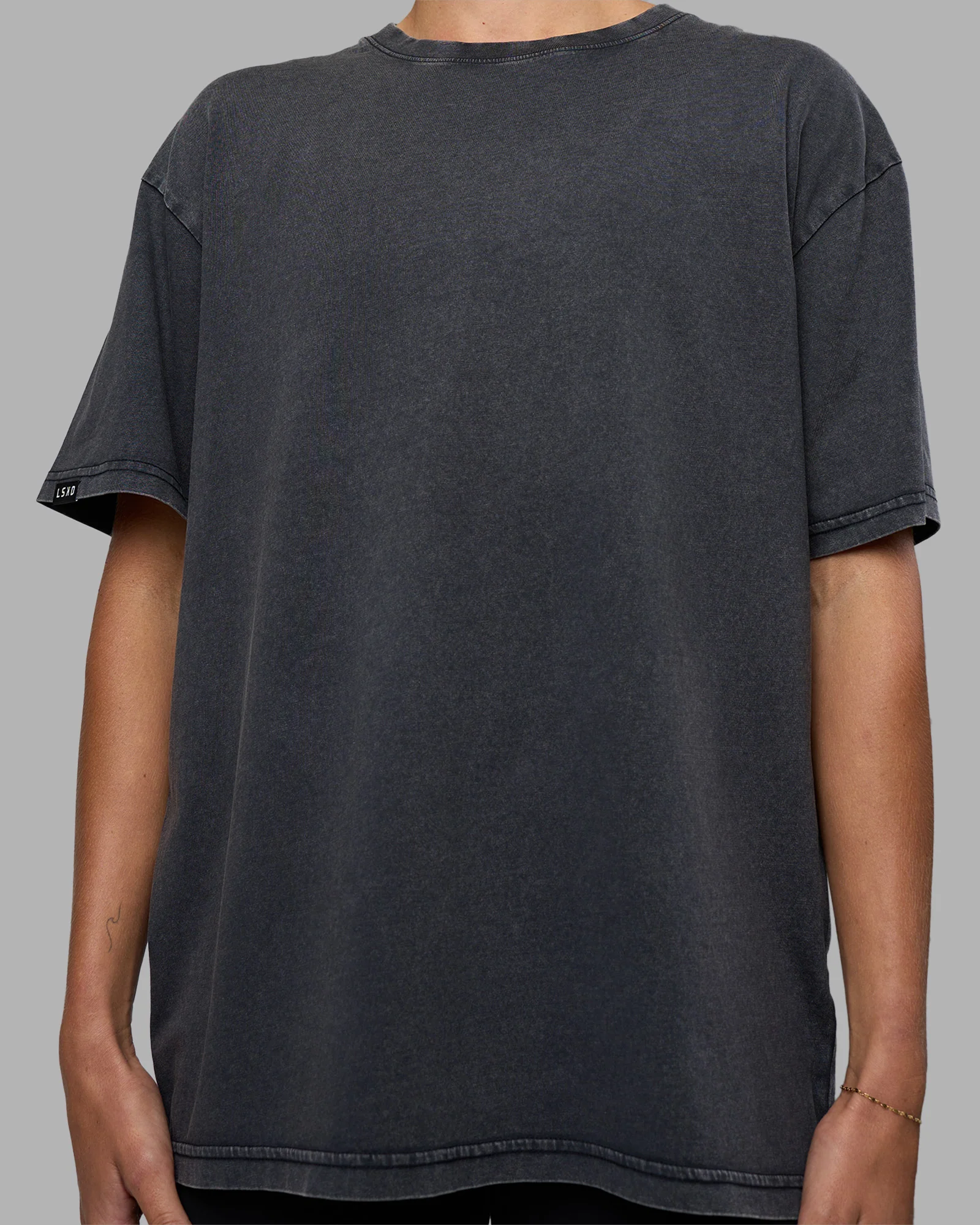 Easy FLXCotton Tee Oversize - Black Washed - Image 8