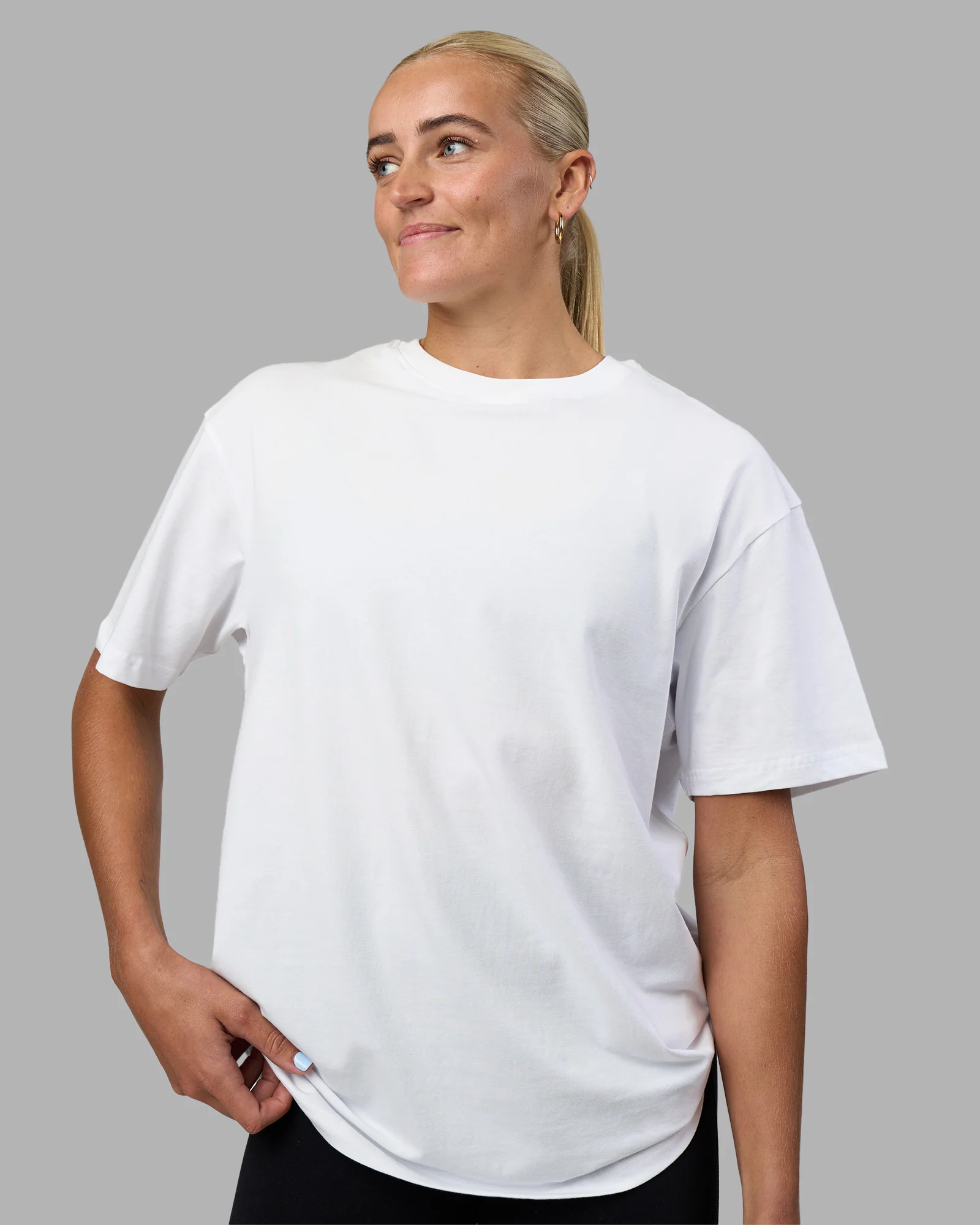 Easy FLXCotton Tee Oversize - White - Image 2
