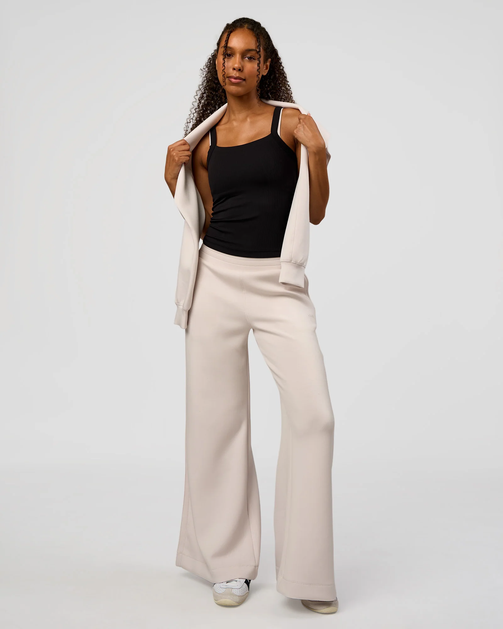 CF Elevate SoftTouch Pintuck Wide Leg Pant - Clay - Image 8