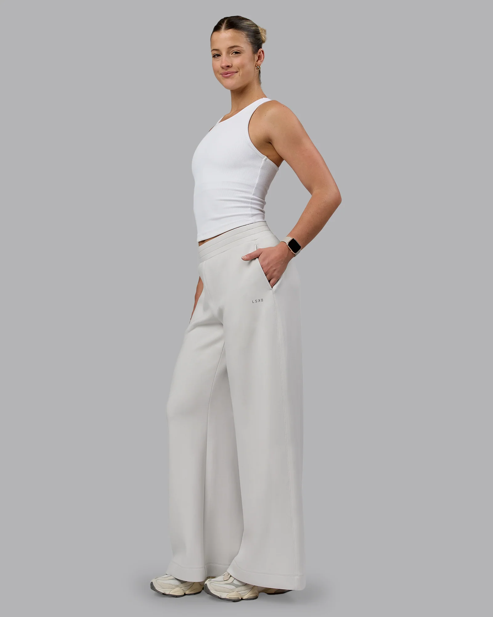 Elevate SoftTouch Wide Leg Pant - Clay-Clay - Image 8