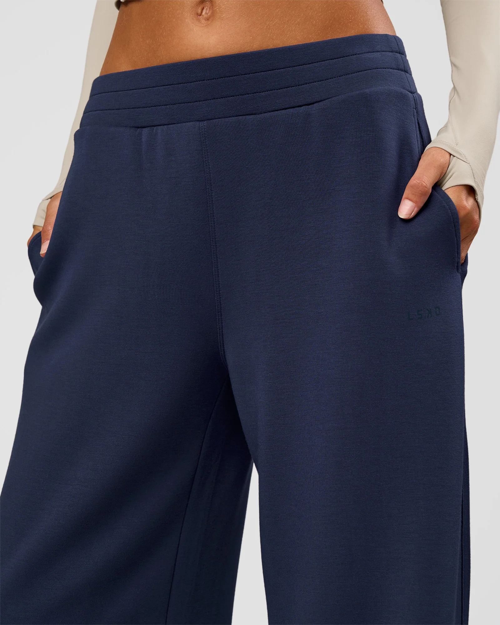 Elevate SoftTouch Wide Leg Pant - Future Navy - Image 3