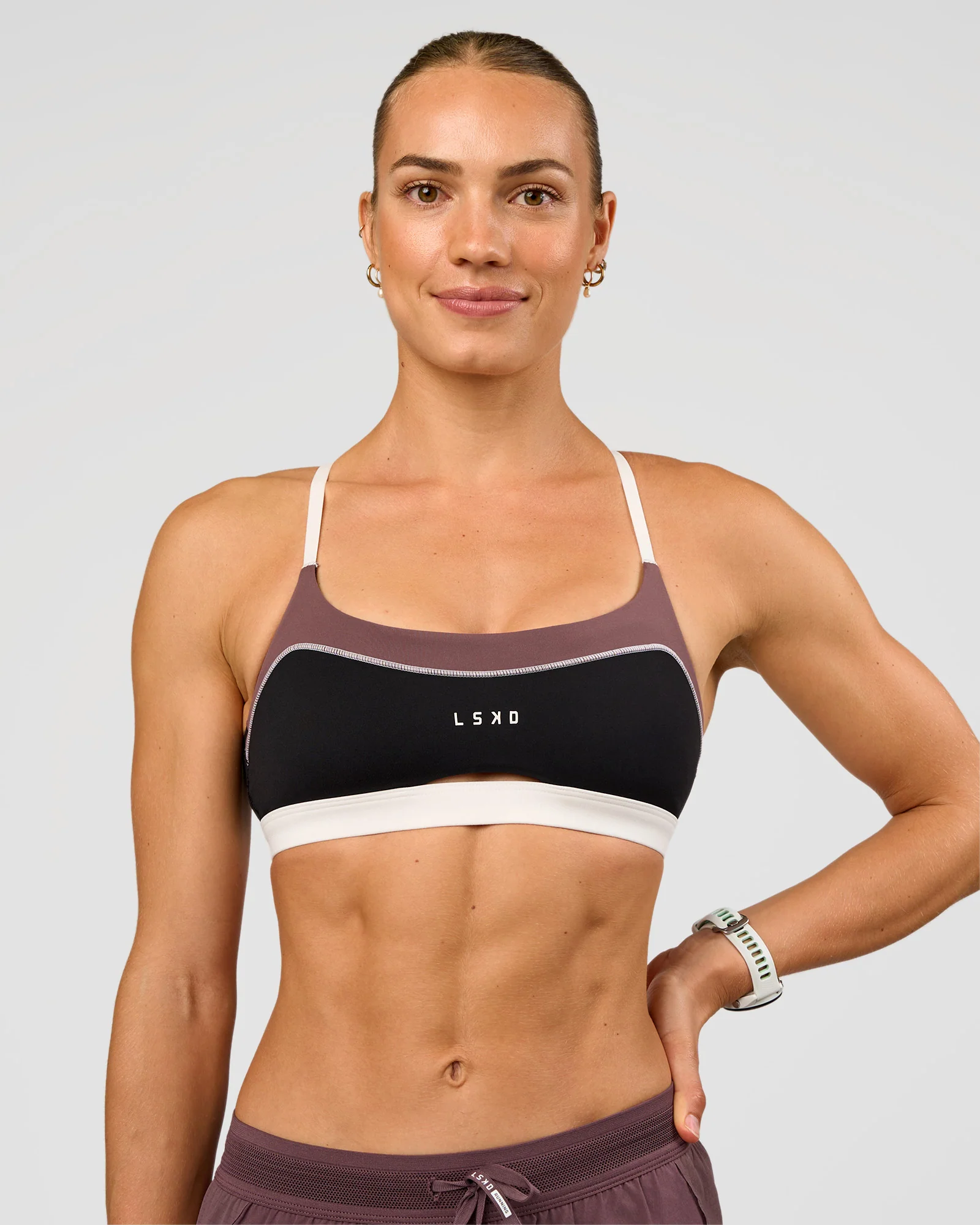 Elevate Sports Bra - Black-Multi - Image 6