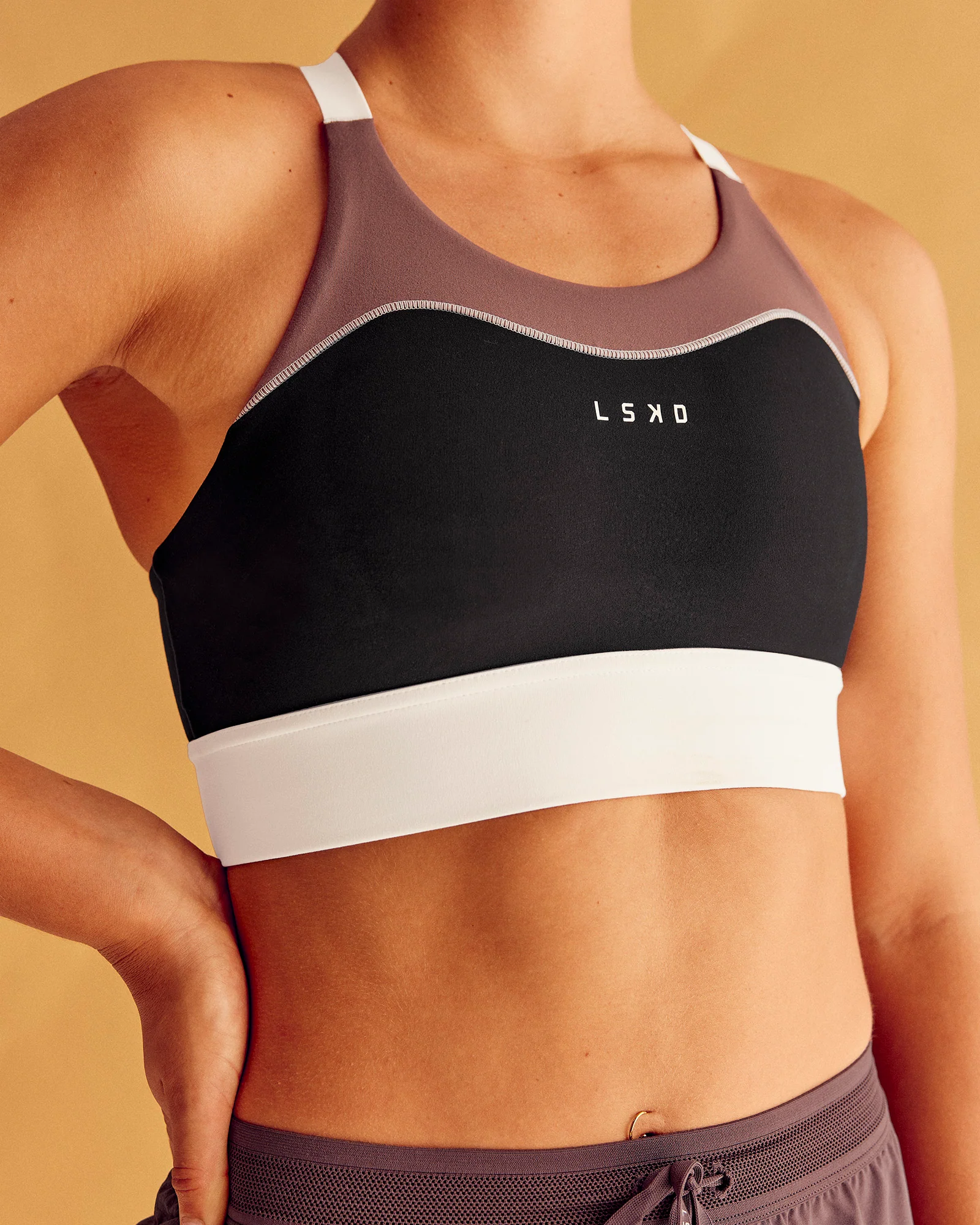 Elevated Accelerate Sports Bra - Black-Multi - Image 4