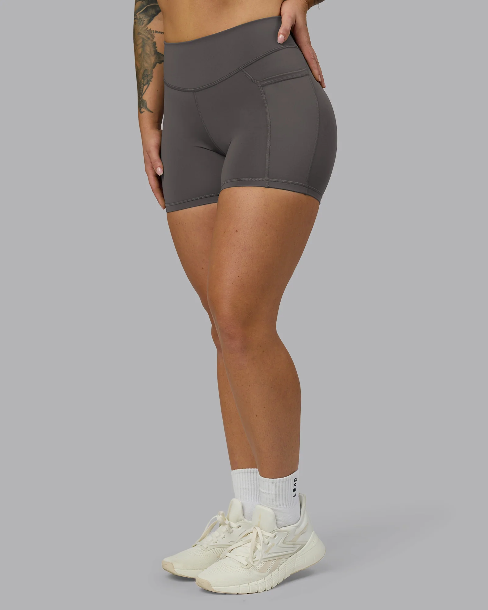Elite High-Rise 4" Short Pockets - Dark Storm - Image 8