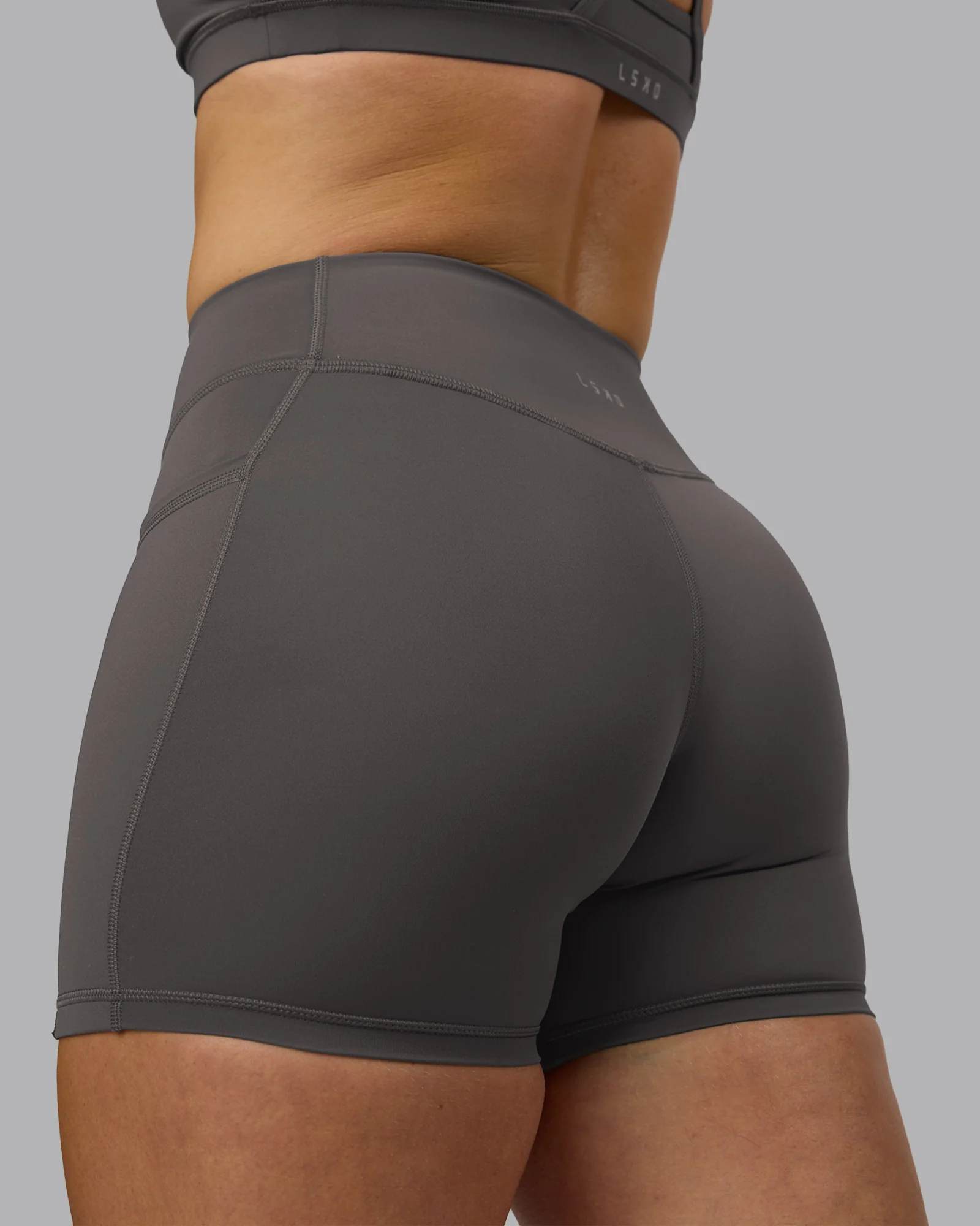 Elite High-Rise 4" Short Pockets - Dark Storm - Image 9