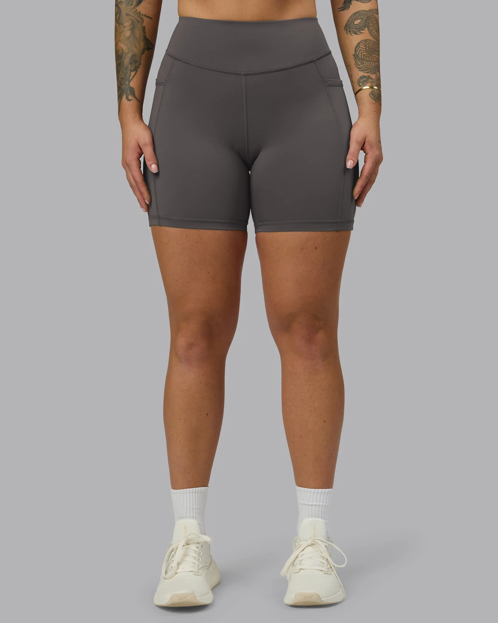 Elite High-Rise 6" Short Pockets - Dark Storm - Image 3