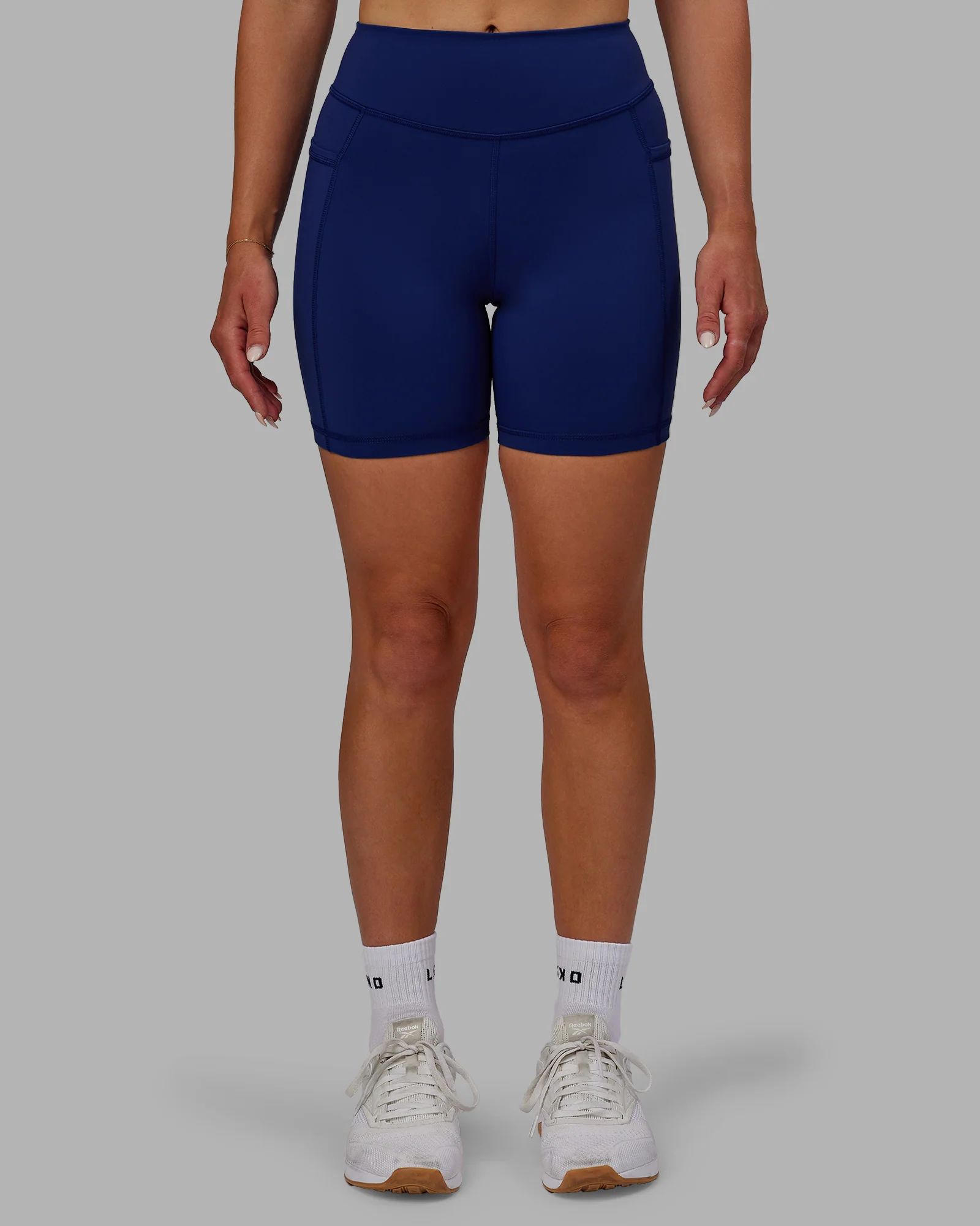 Elite High-Rise 6" Short Pockets - Midnight Blue - Image 7