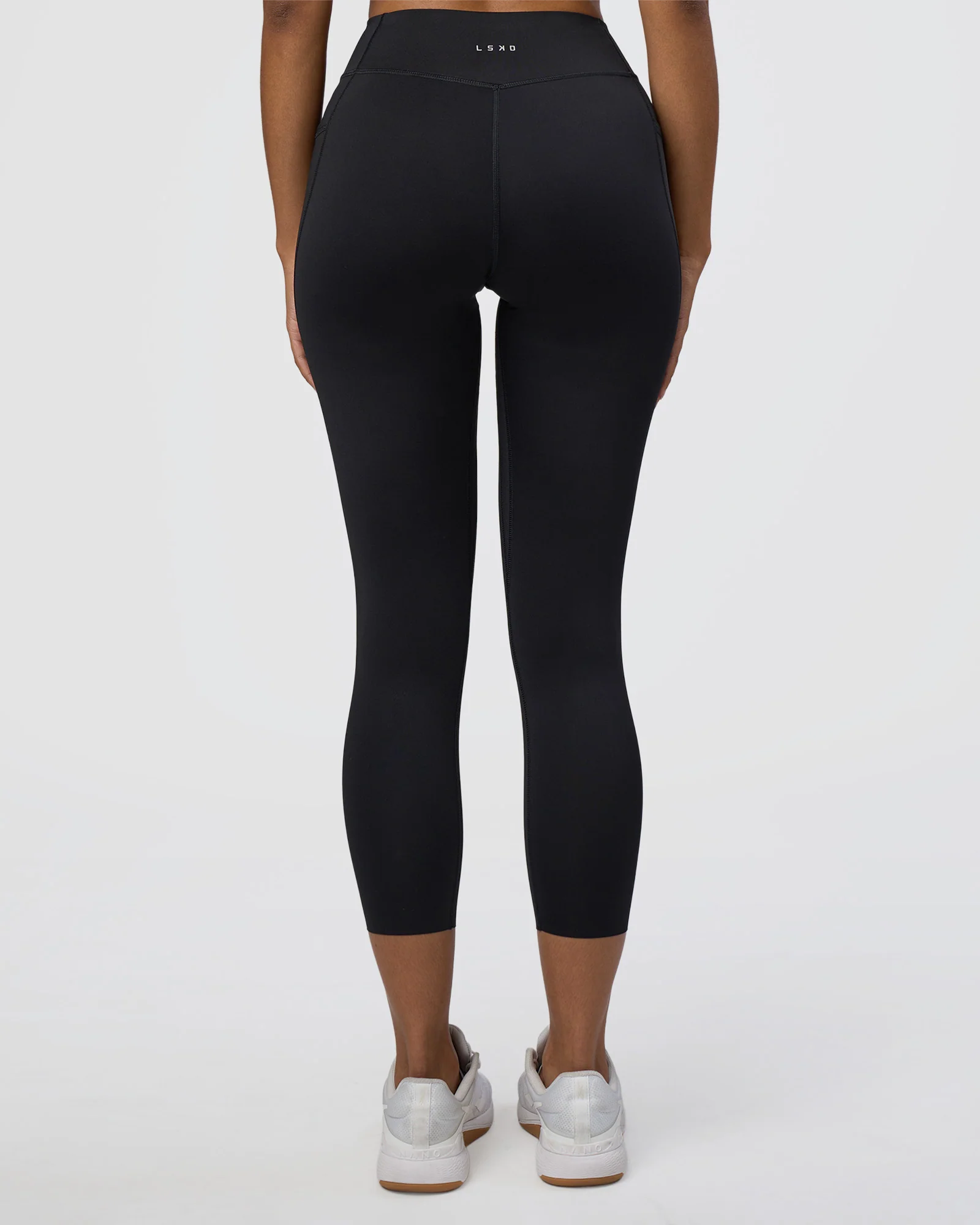 Elite High-Rise 7/8 Legging Pockets - Black - Image 4