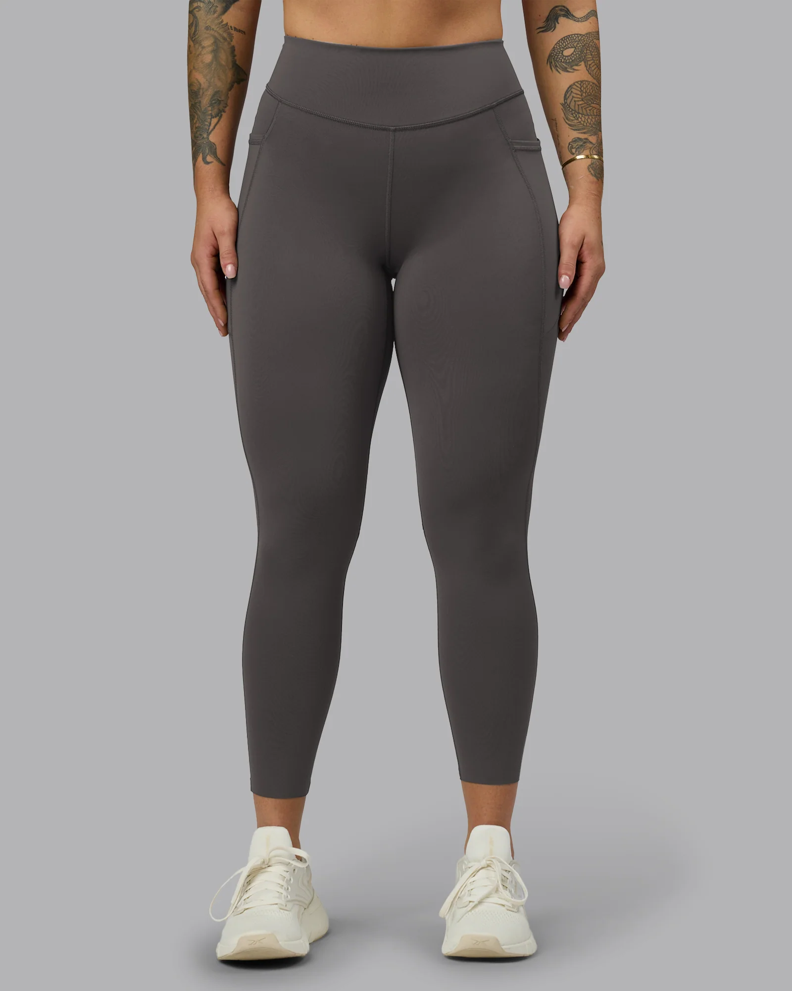 Elite High-Rise 7/8 Legging Pockets - Dark Storm - Image 5