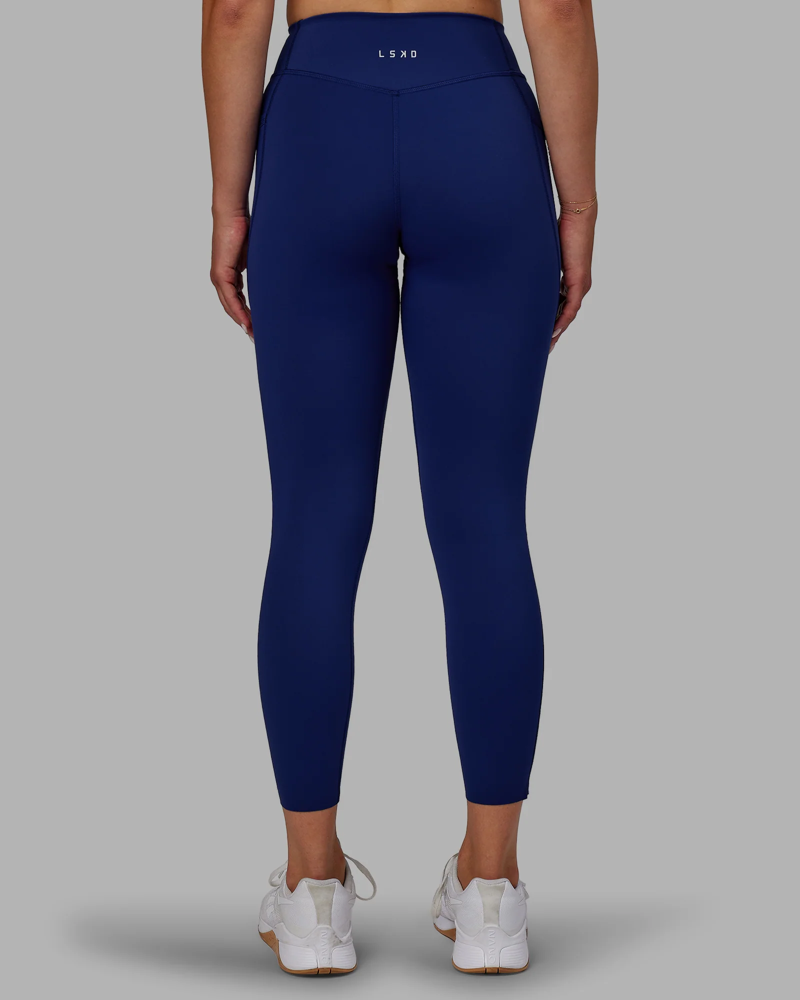 Elite High-Rise 7/8 Legging Pockets - Midnight Blue - Image 4