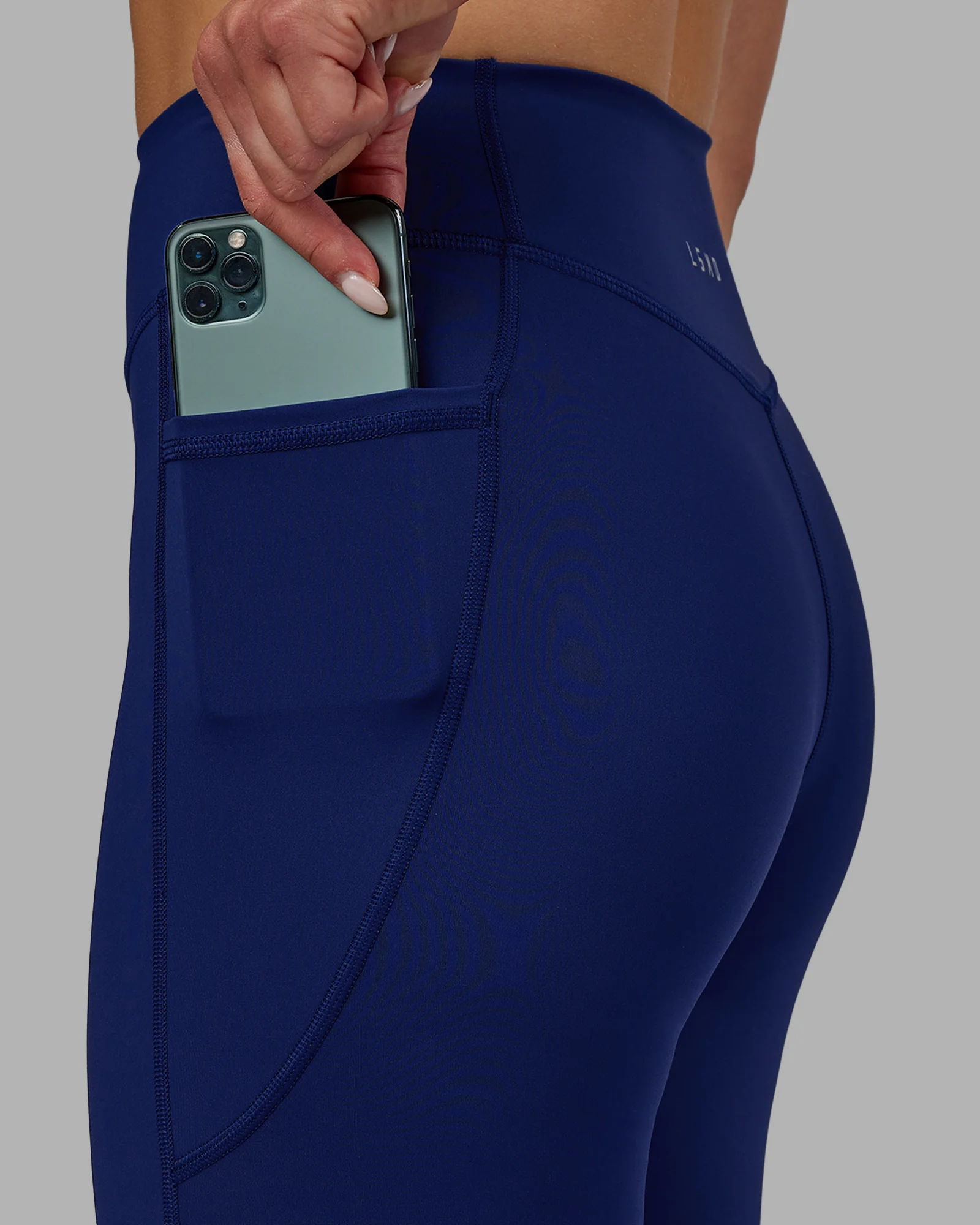 Elite High-Rise 7/8 Legging Pockets - Midnight Blue - Image 8