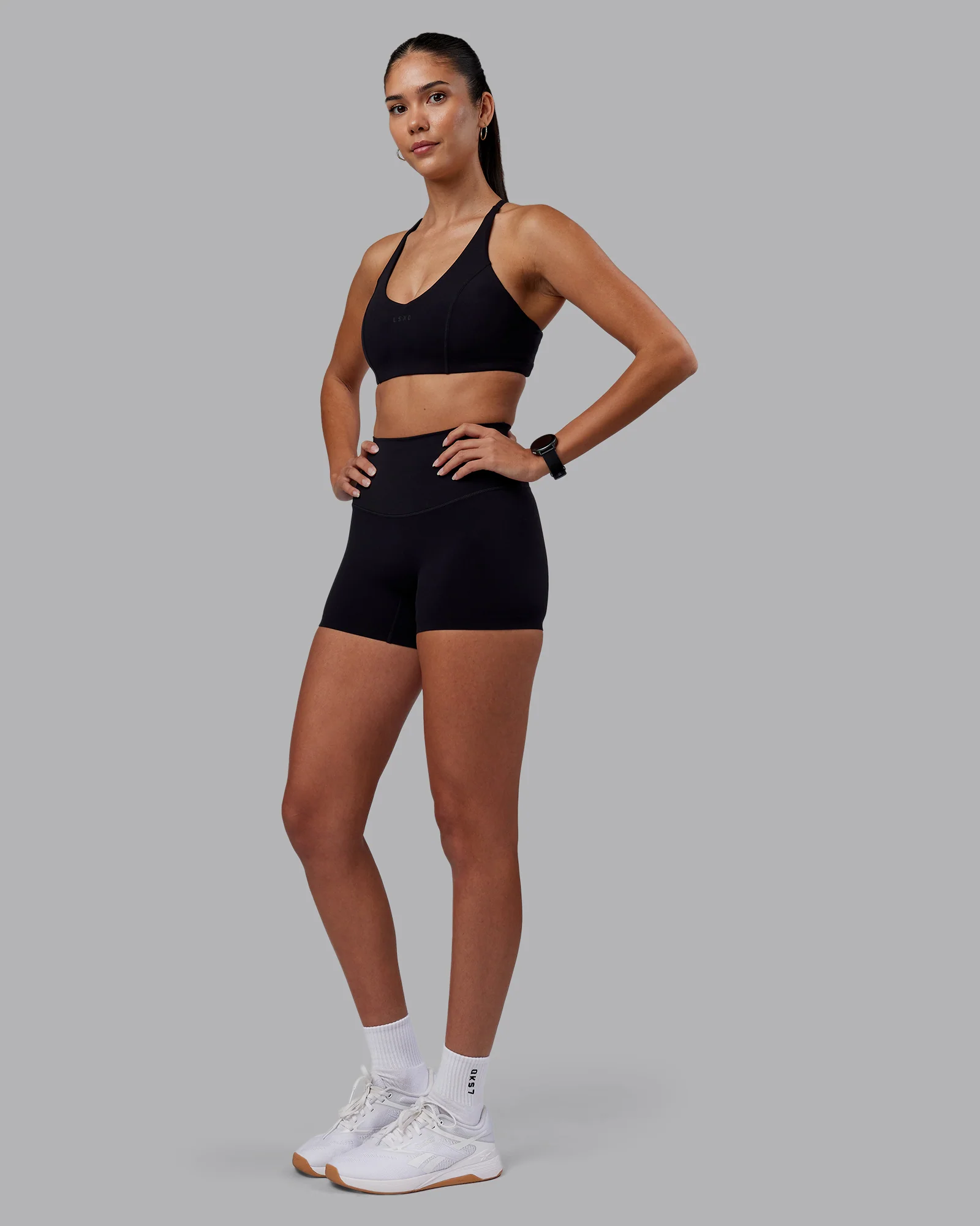 Elixir High-Rise 4" Short - Black - Image 5