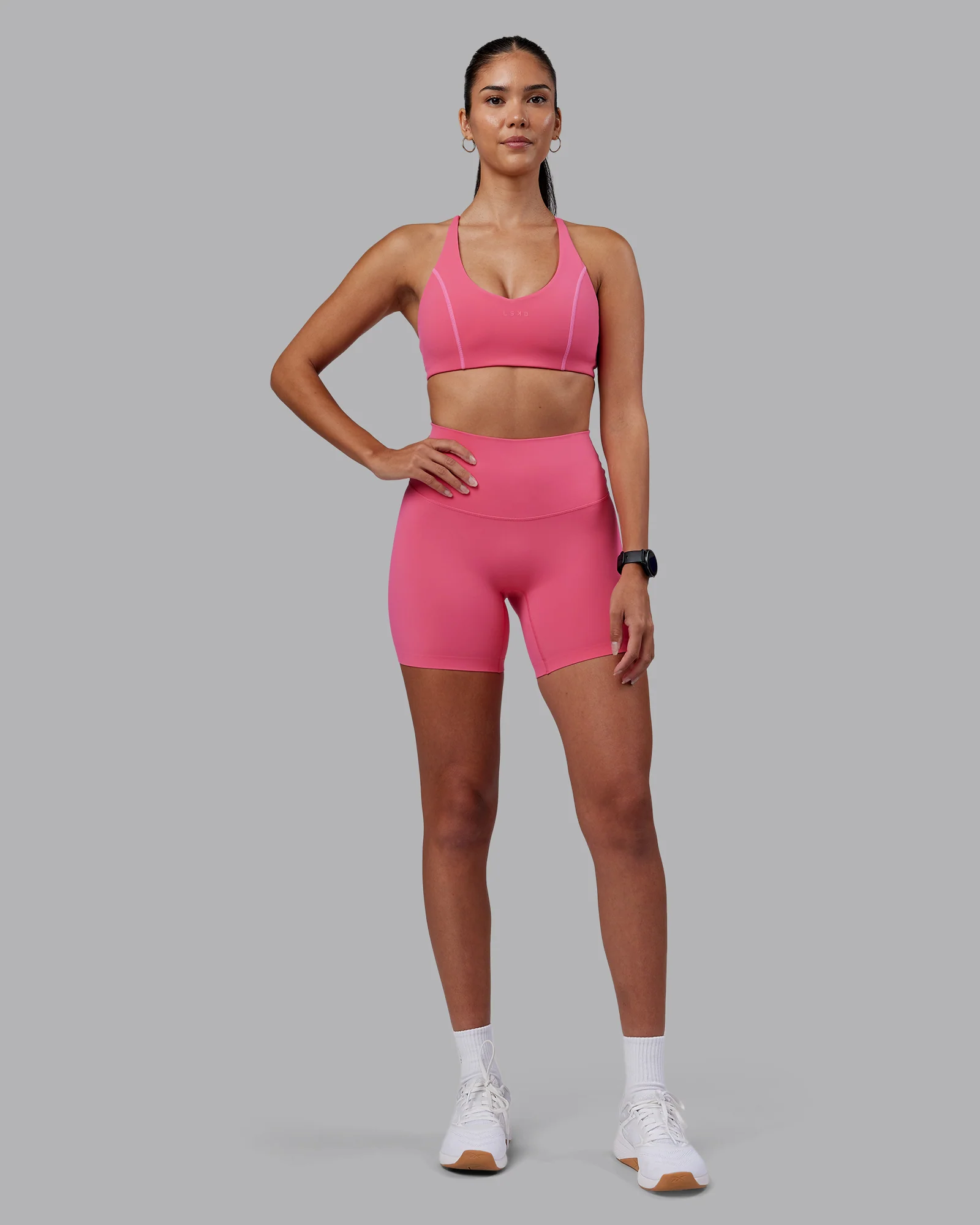 Elixir High-Rise 6" Short - Hot Pink - Image 3