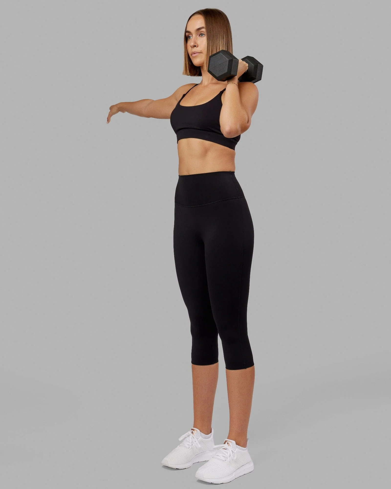 Elixir Ultra High-Rise 3/4 Legging - Black - Image 8