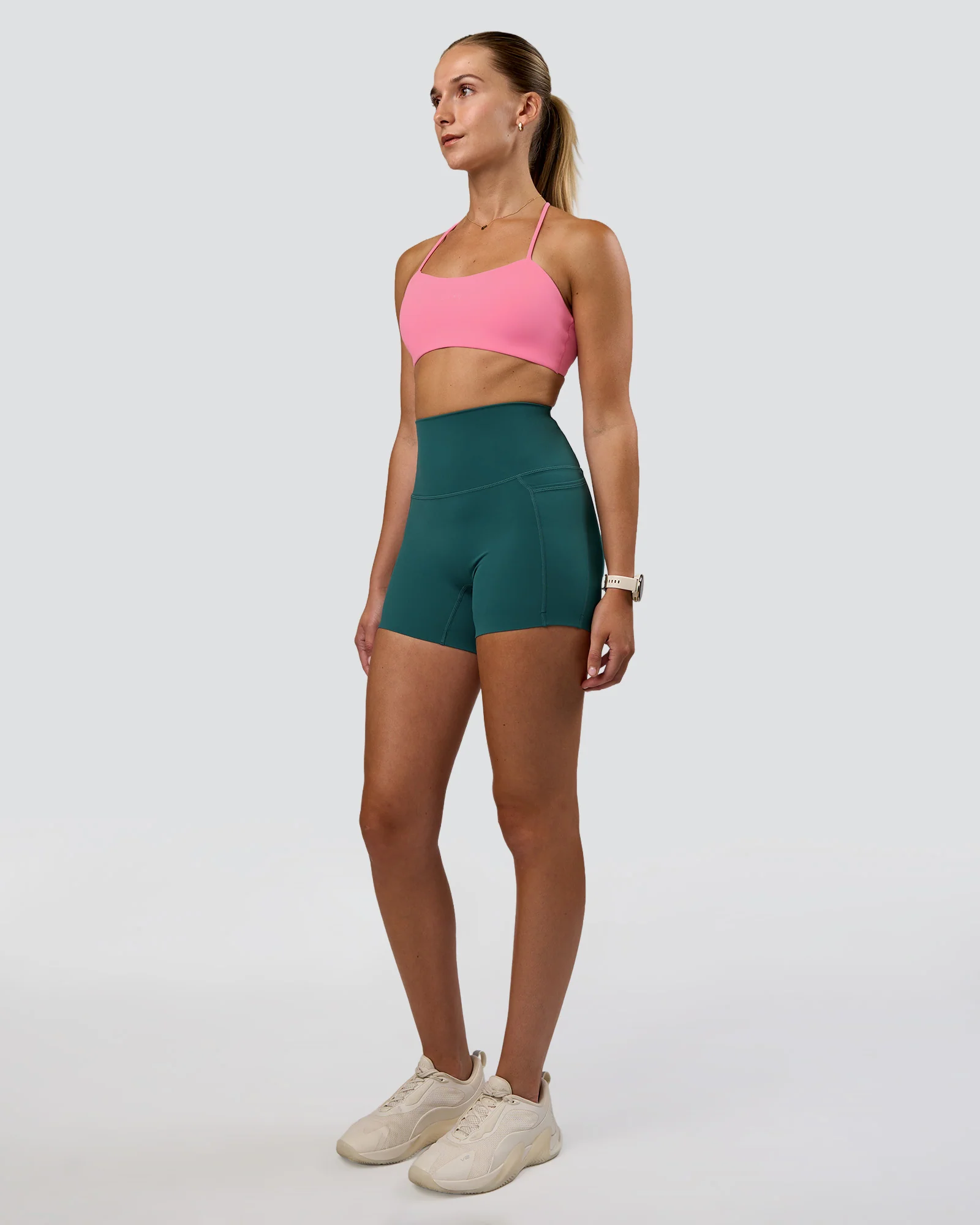 Elixir Ultra High-Rise 4" Short Pockets - Transformative Teal - Image 2