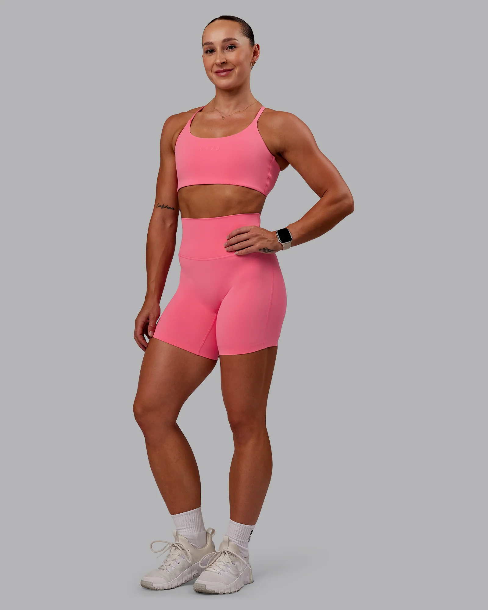 Elixir Ultra High-Rise 6" Short - Pink Lemonade - Image 2