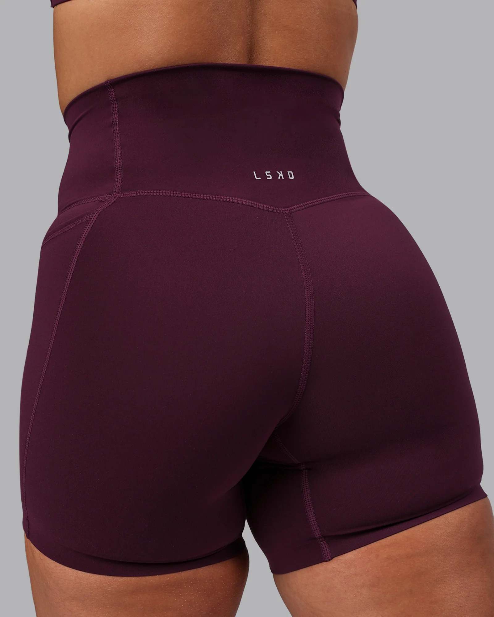 Elixir Ultra High-Rise 6" Short Pockets - Cherry Lacquer - Image 8