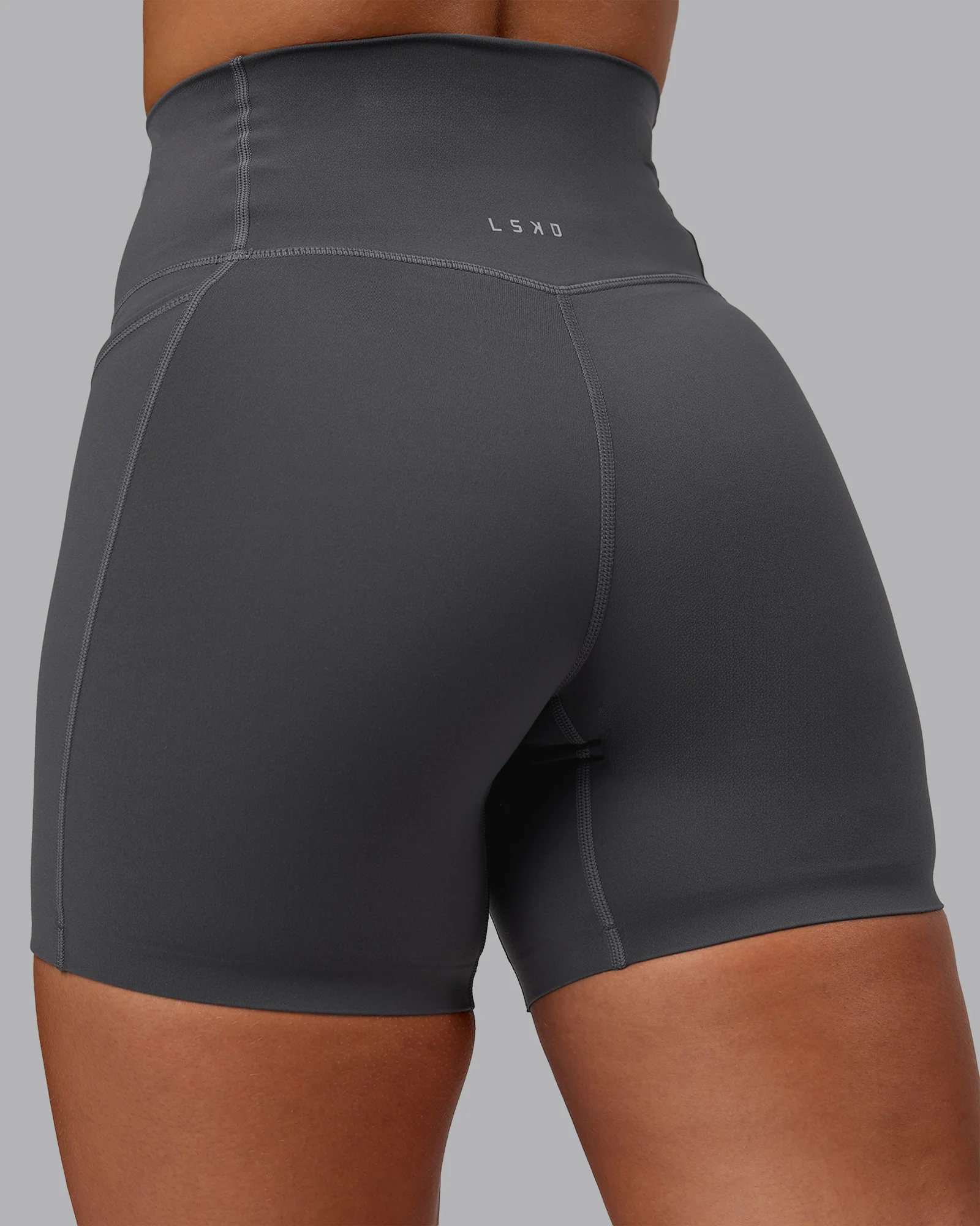 Elixir Ultra High-Rise 6" Short Pockets - Dark Storm - Image 8
