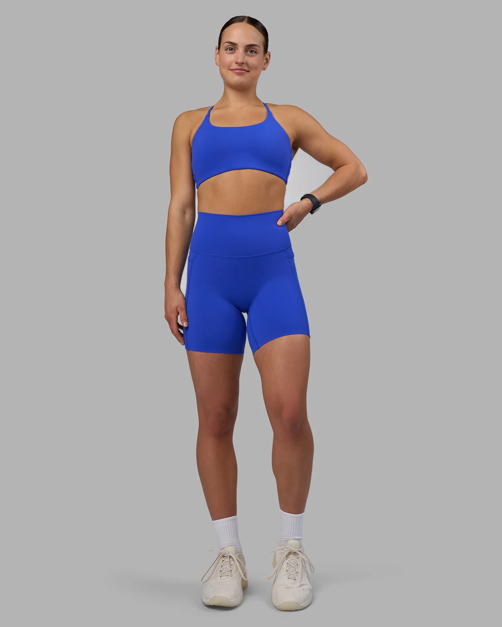 Elixir Ultra High-Rise 6" Short Pockets - Power Cobalt - Image 3