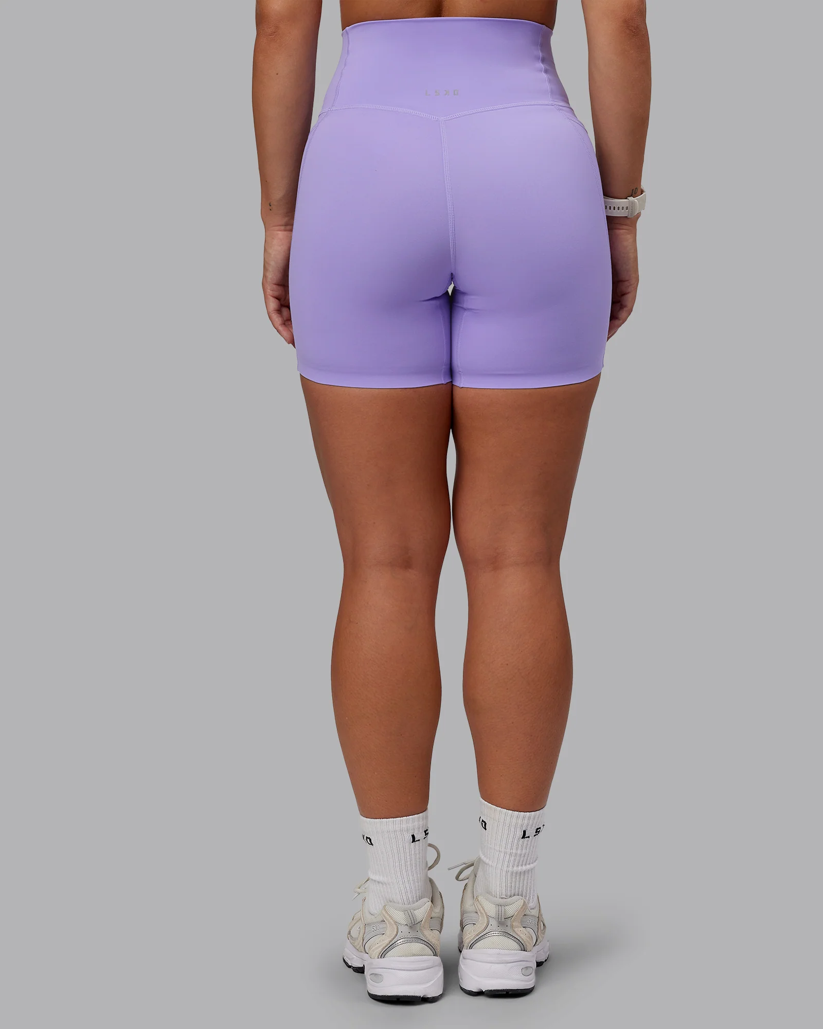 Elixir Ultra High-Rise 6" Short Pockets - Violet Ray - Image 4
