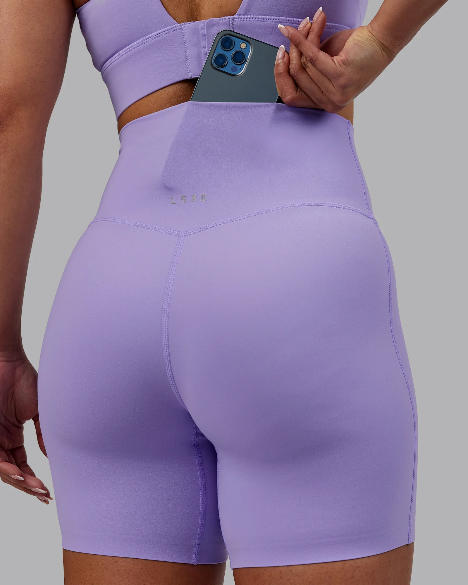 Elixir Ultra High-Rise 6" Short - Violet Ray - Image 3