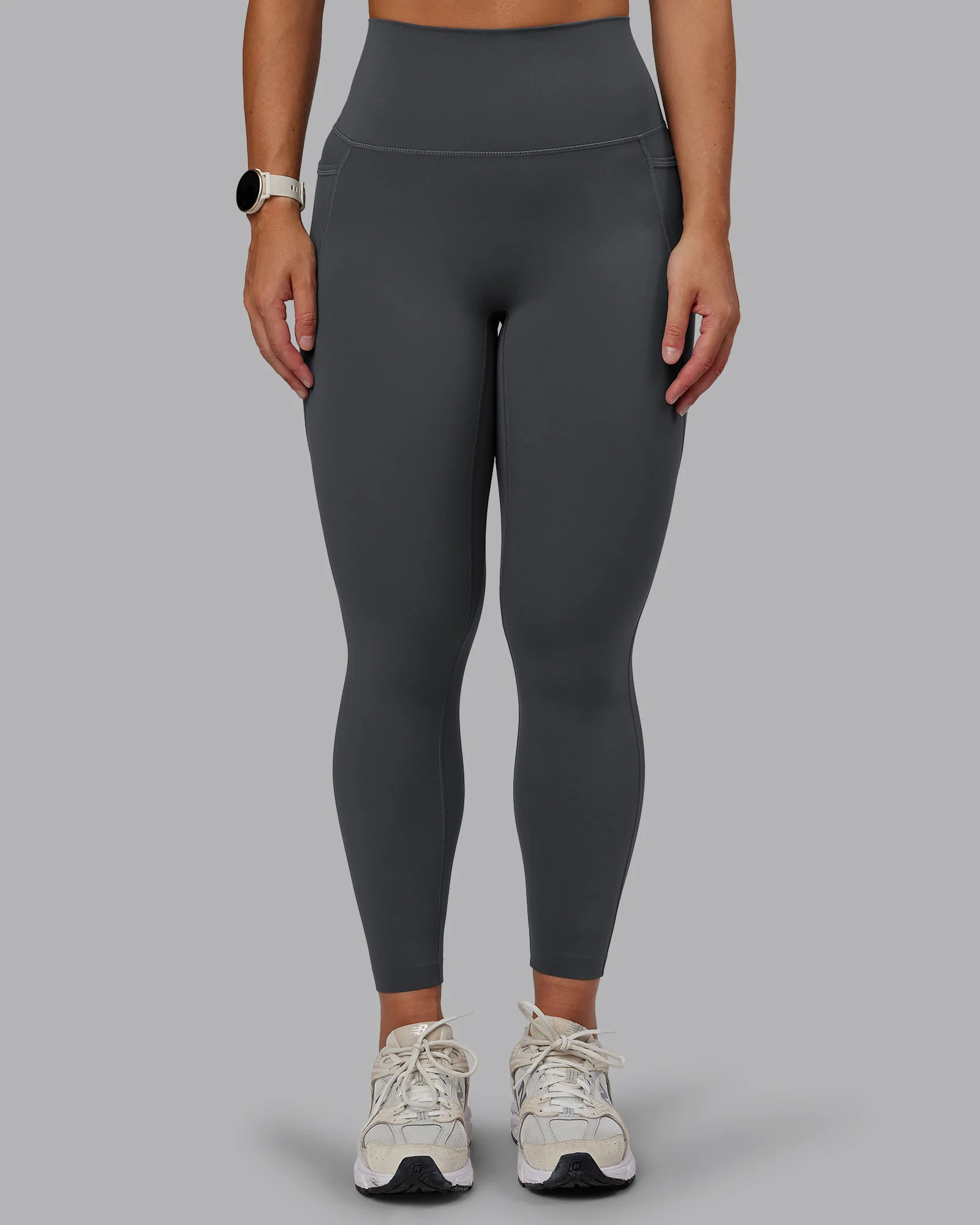 Elixir Ultra High-Rise 7/8 Legging Pockets - Dark Storm - Image 2