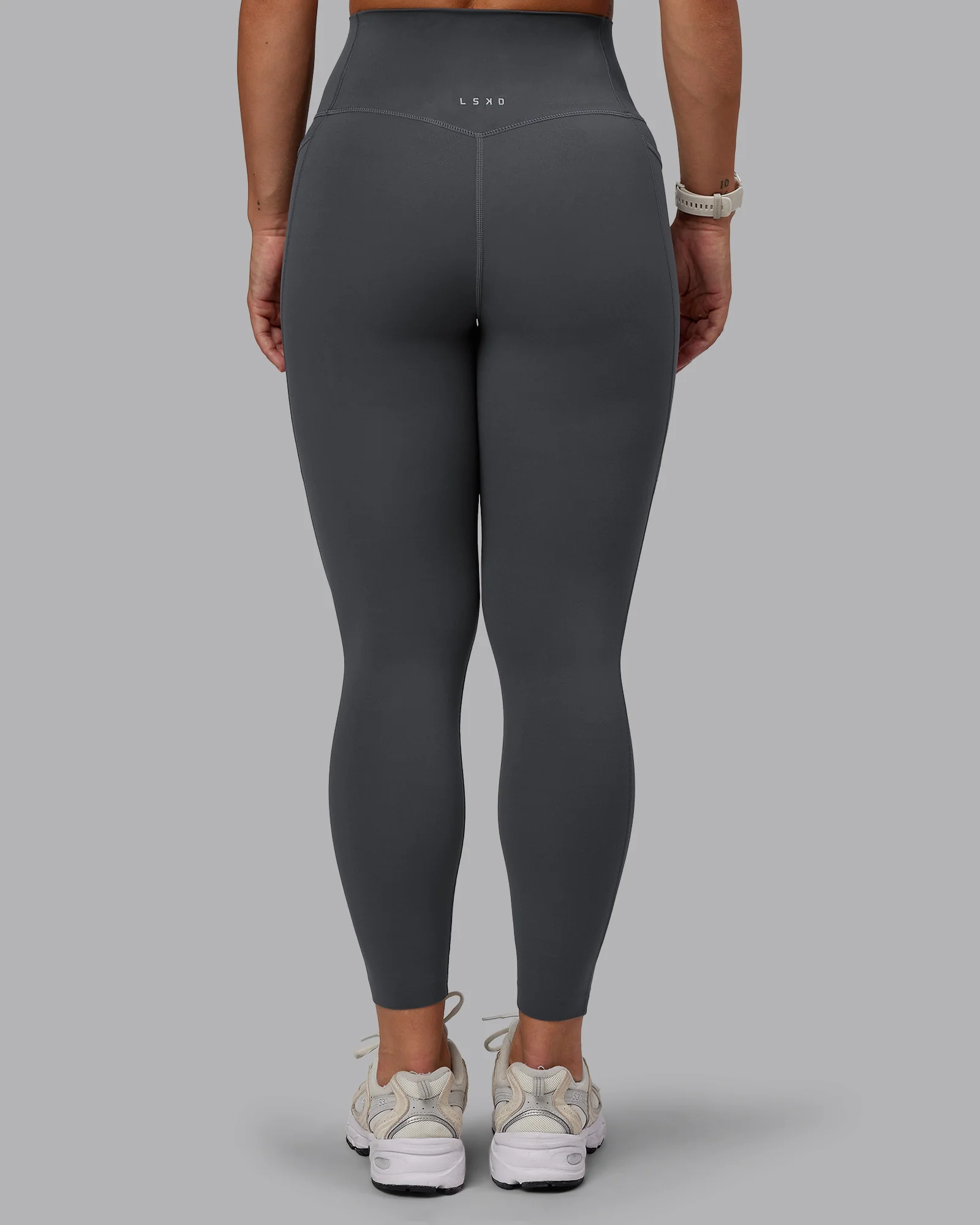 Elixir Ultra High-Rise 7/8 Legging Pockets - Dark Storm - Image 4