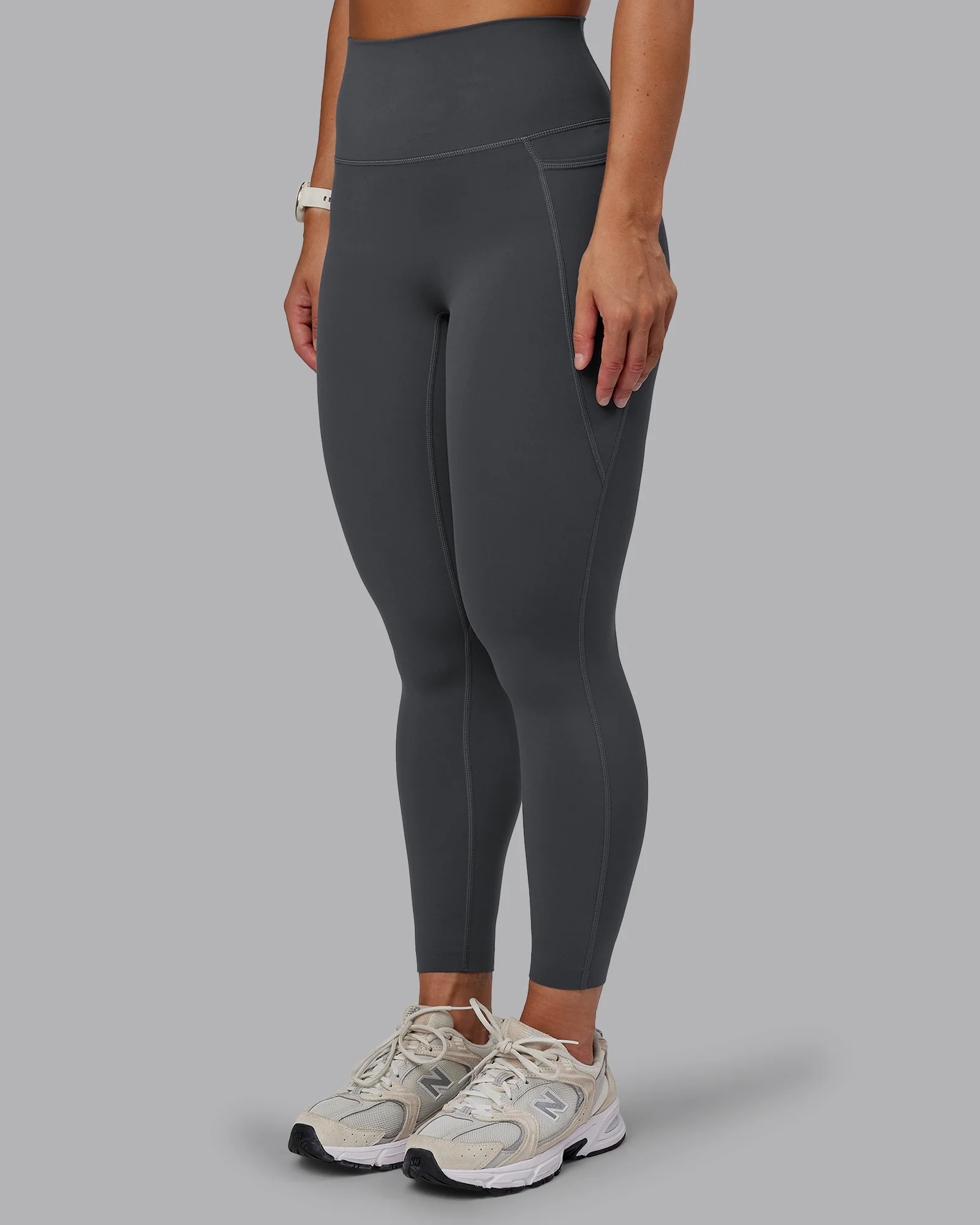 Elixir Ultra High-Rise 7/8 Legging Pockets - Dark Storm - Image 6