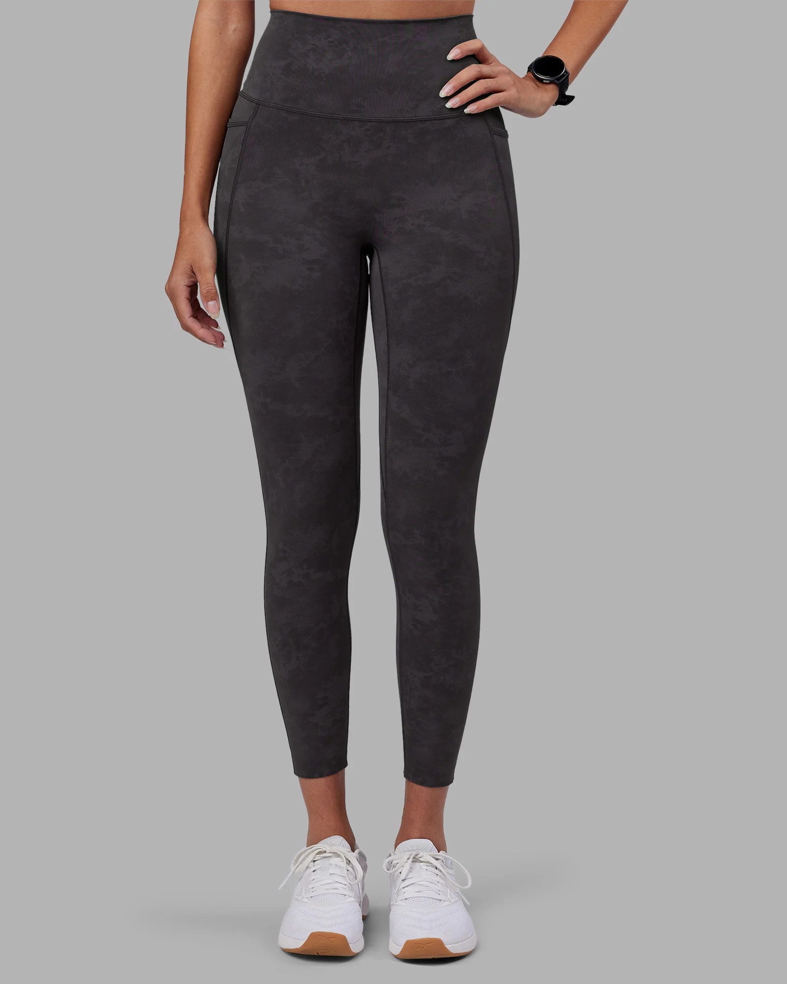 Elixir Ultra High-Rise 7/8 Legging Pockets - Dark Storm Wash - Image 2