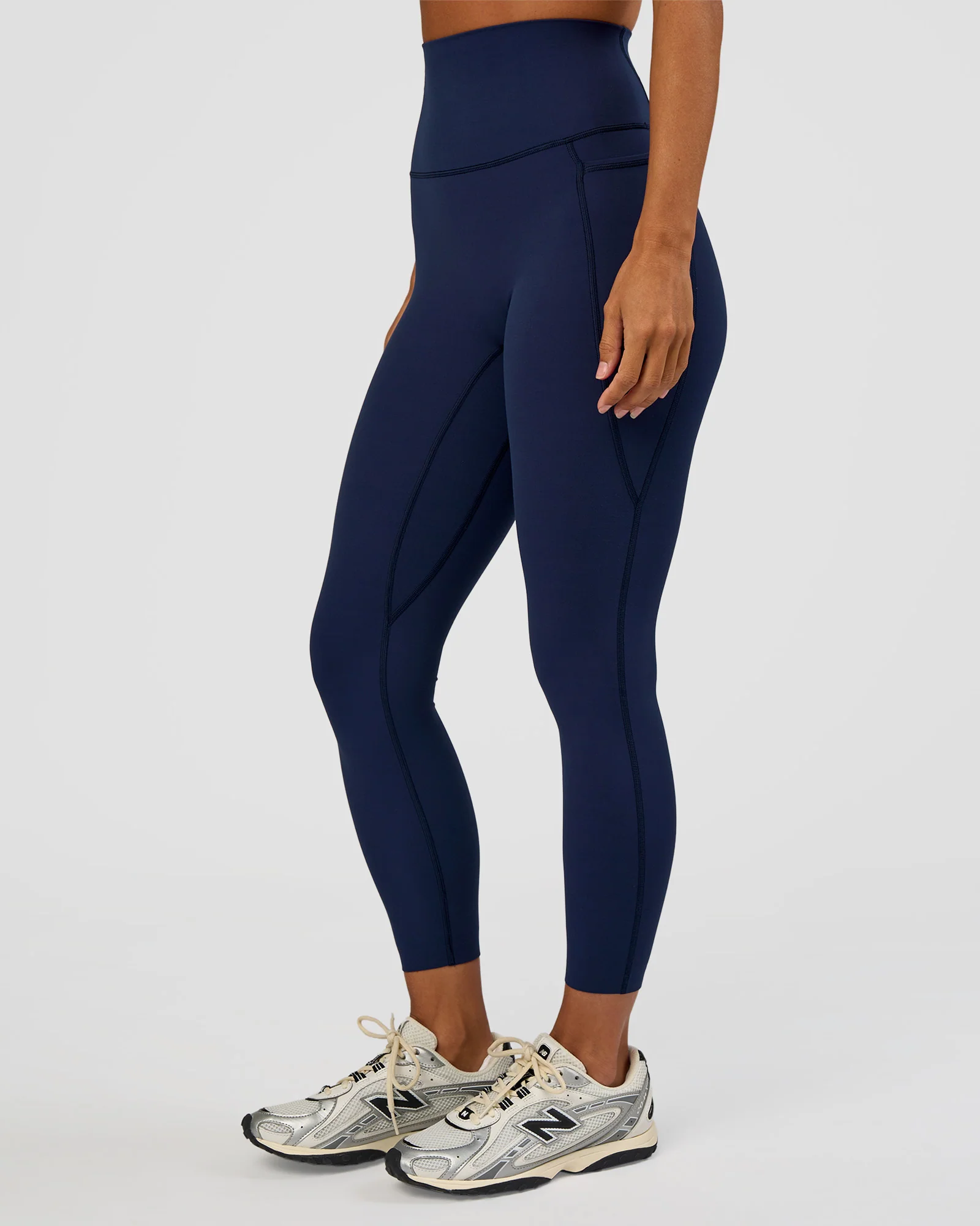 Elixir Ultra High-Rise 7/8 Legging Pockets - Future Navy - Image 2