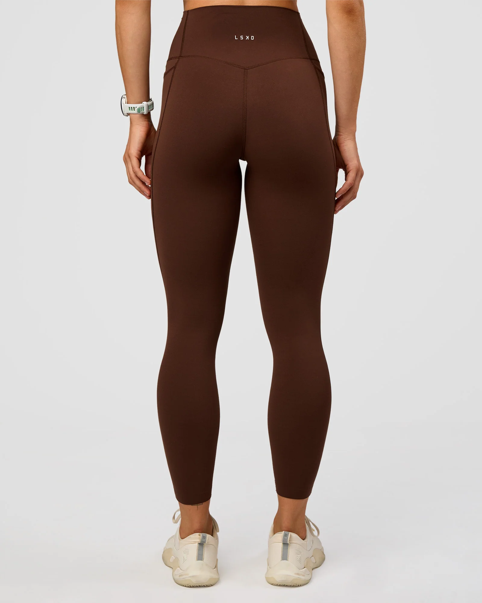 Elixir Ultra High-Rise 7/8 Legging Pockets - Hot Chocolate - Image 4