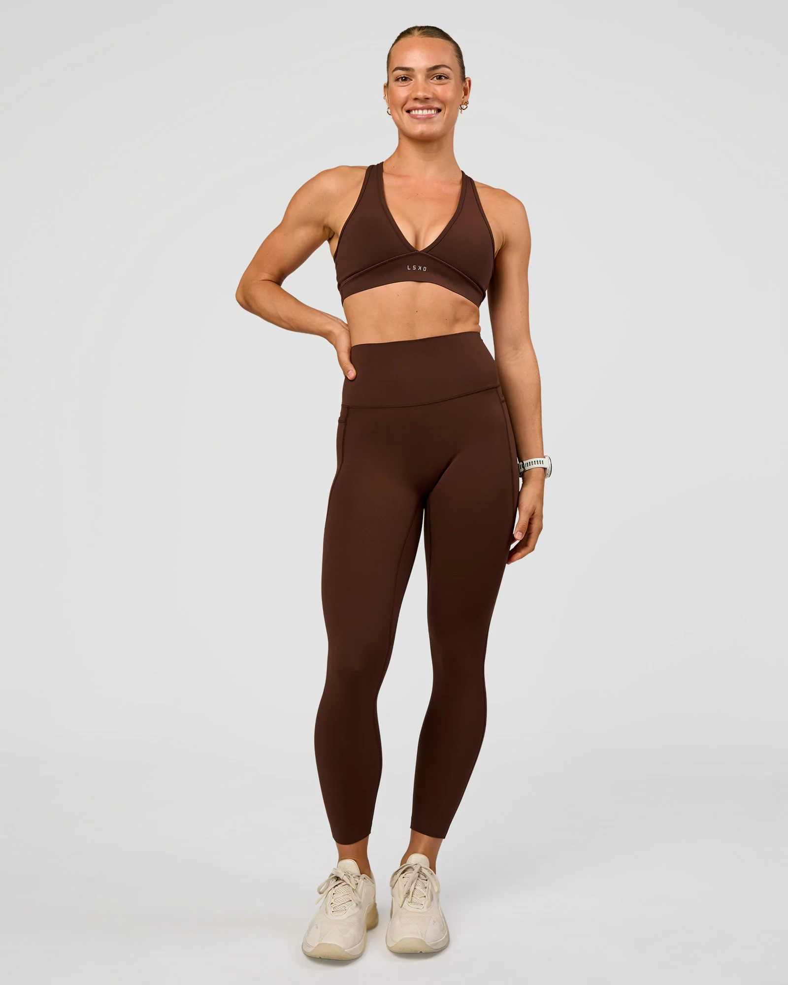 Elixir Ultra High-Rise 7/8 Legging Pockets - Hot Chocolate - Image 5