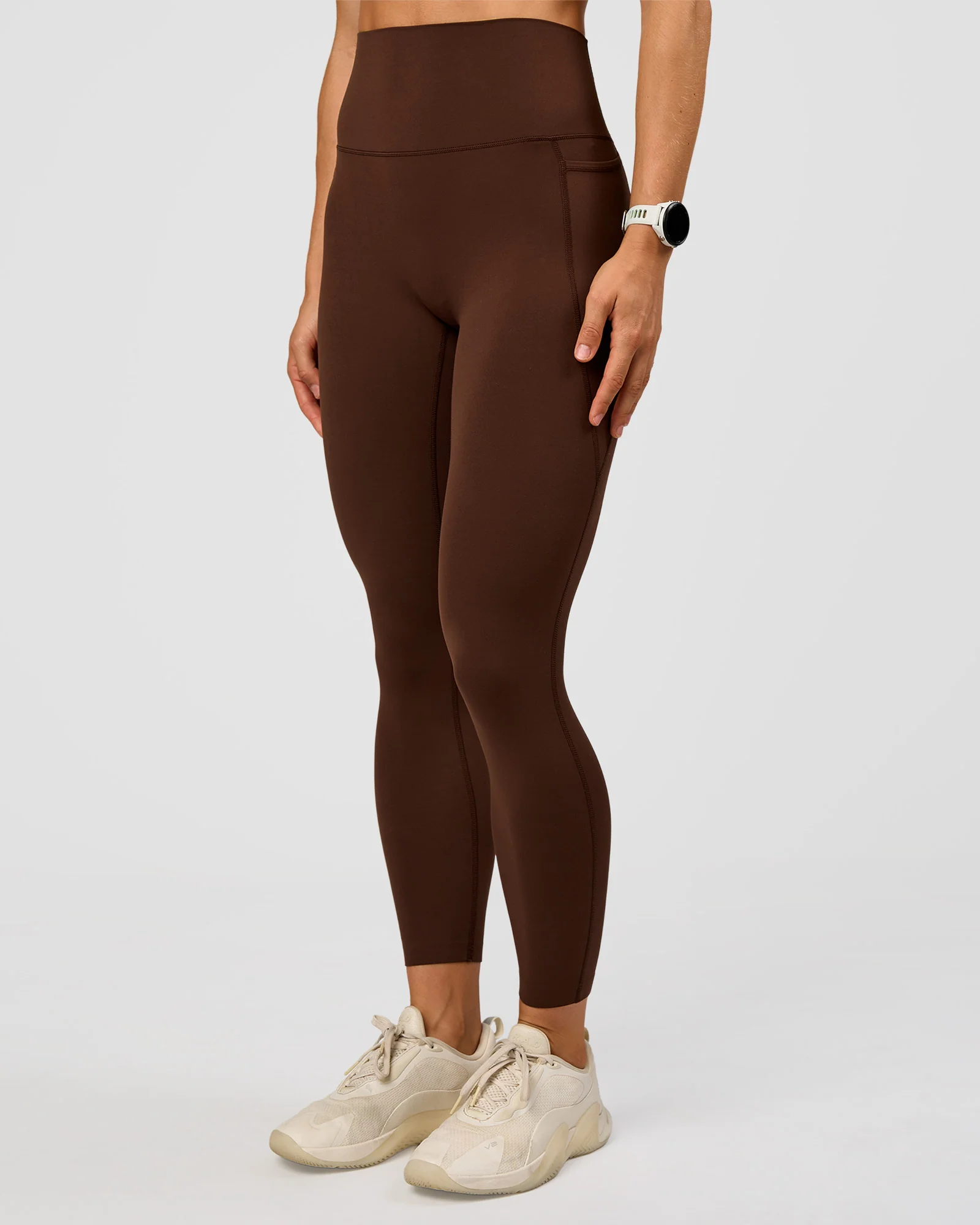 Elixir Ultra High-Rise 7/8 Legging Pockets - Hot Chocolate - Image 7